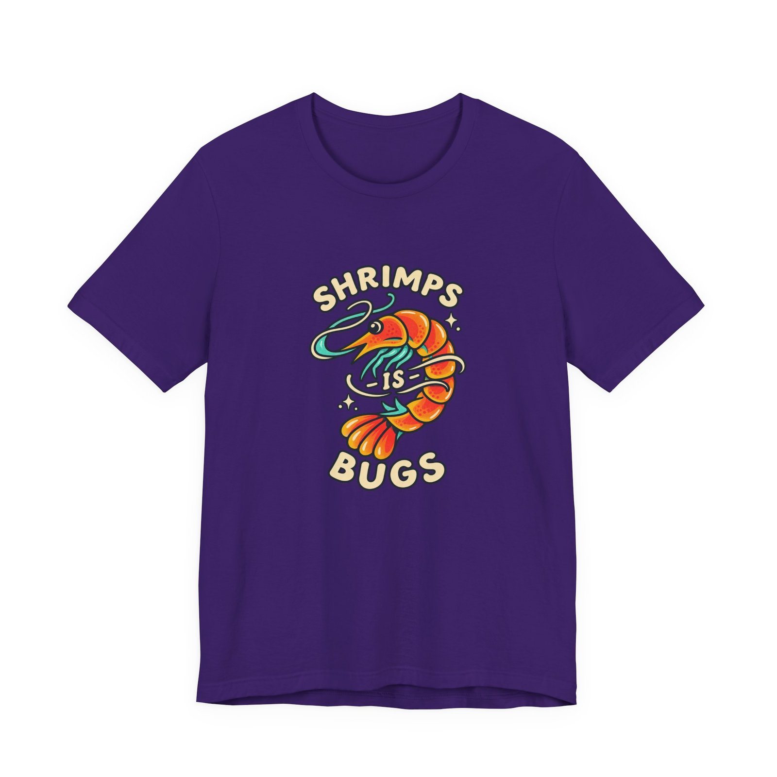Shrimps Is Bugs Cartoon Shrimp Meme Tee - Image 37