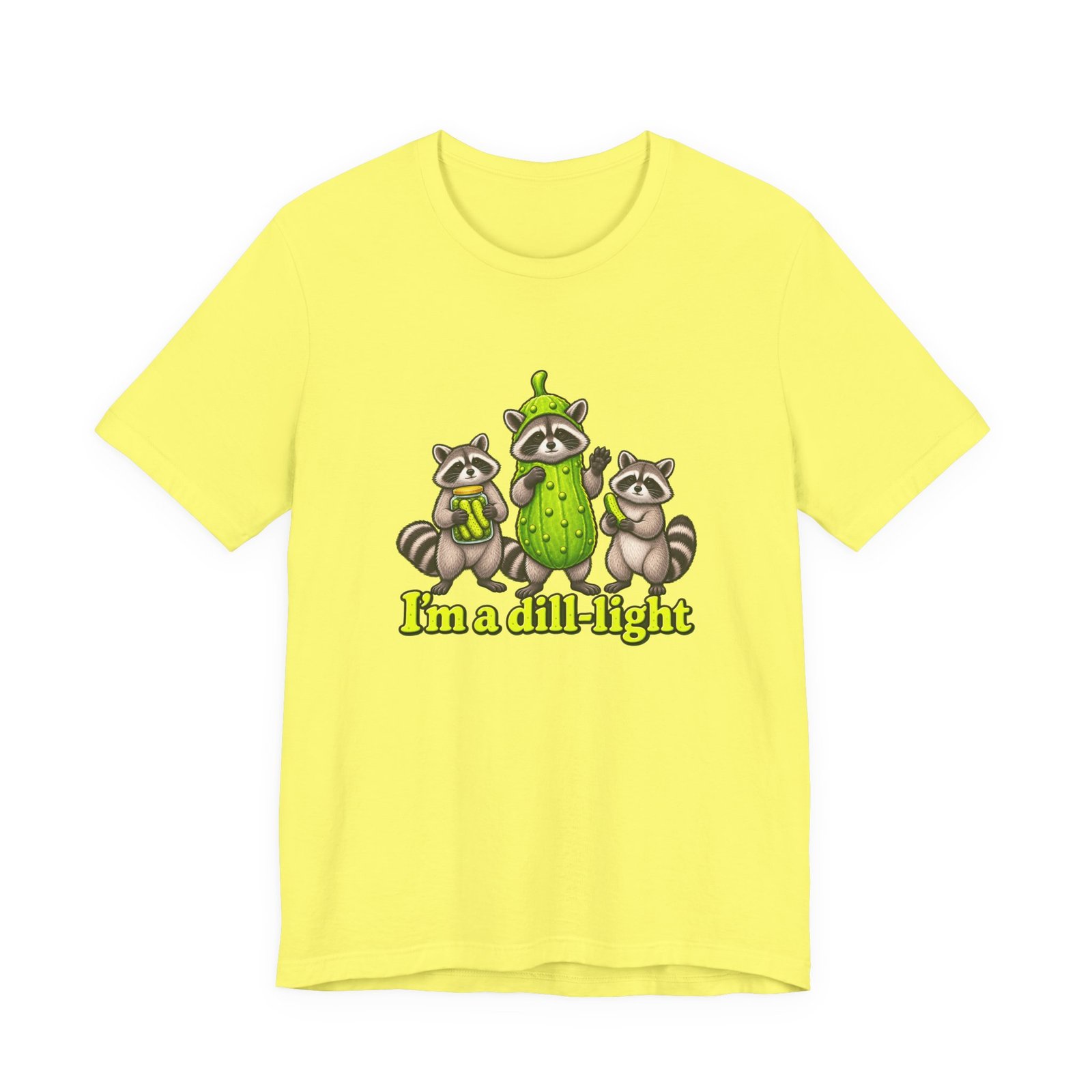 I'm a Dill-Light Raccoon Pickle Pun - Image 17
