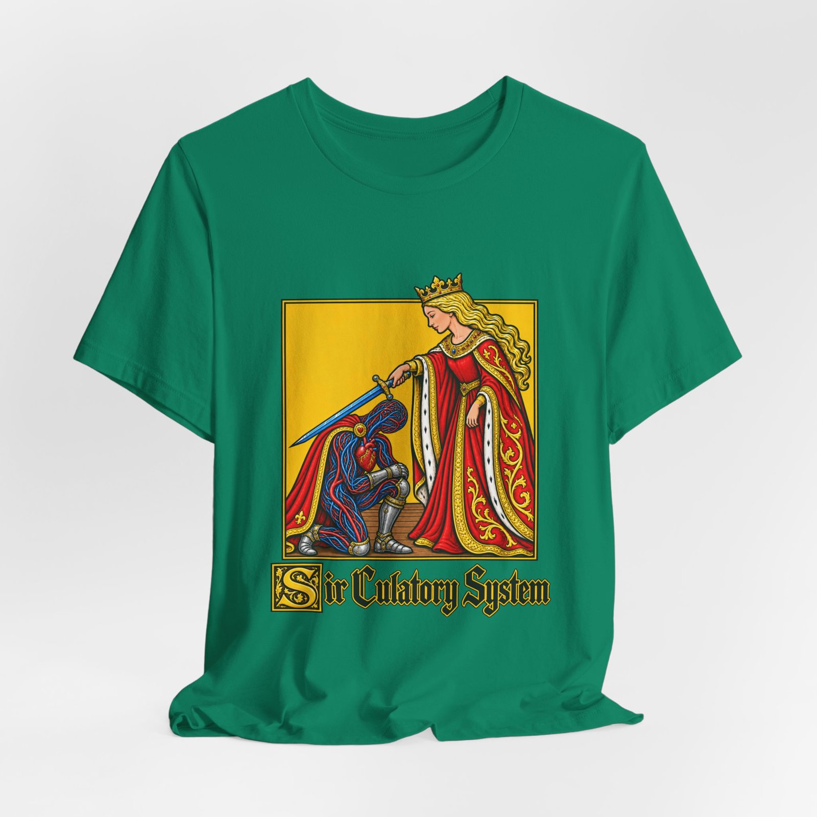 Sir Culatory System Funny Circulatory Anatomy Pun Graphic Tee - Image 28