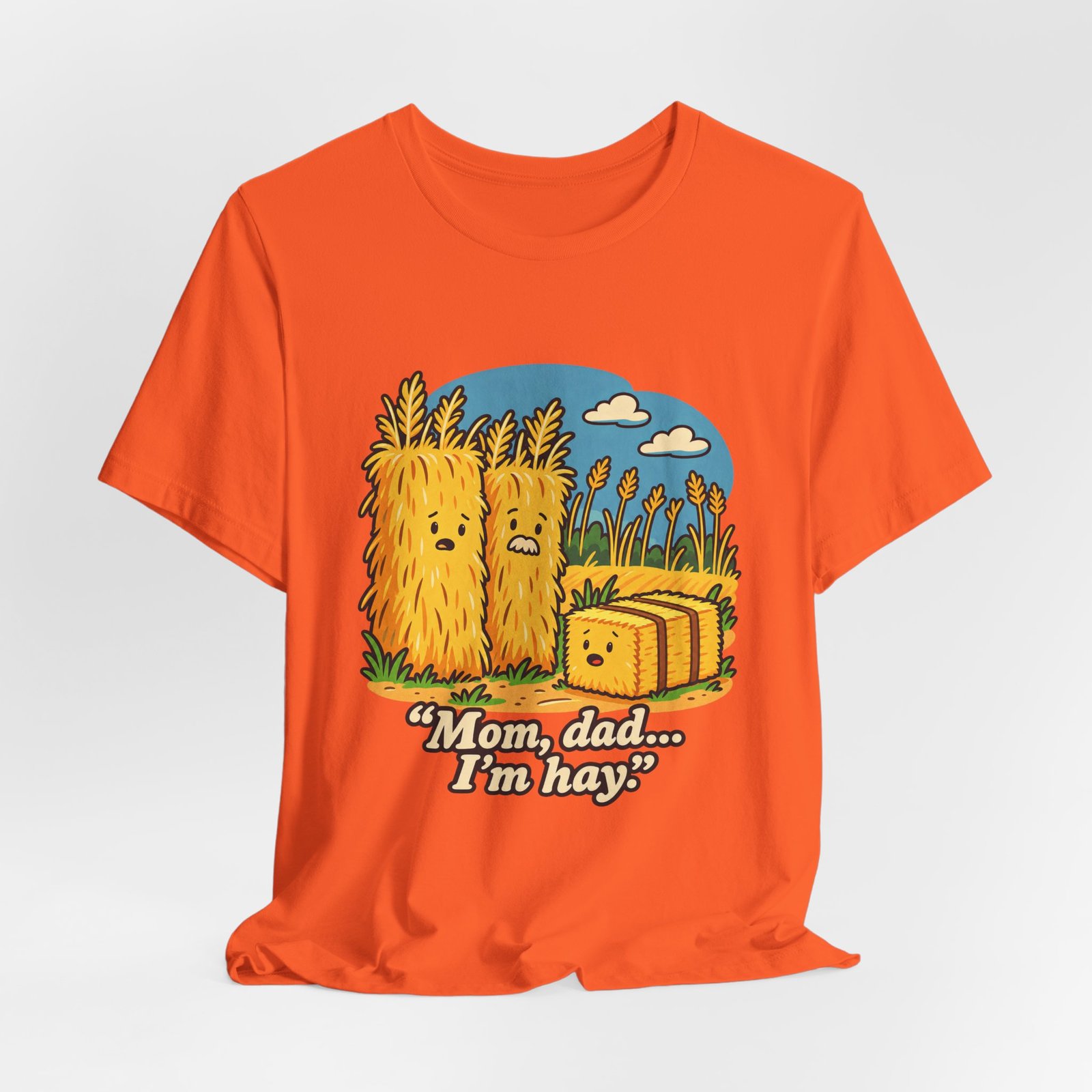 Mom Dad I'm Hay Cute Hay Family Pun Graphic - Image 8