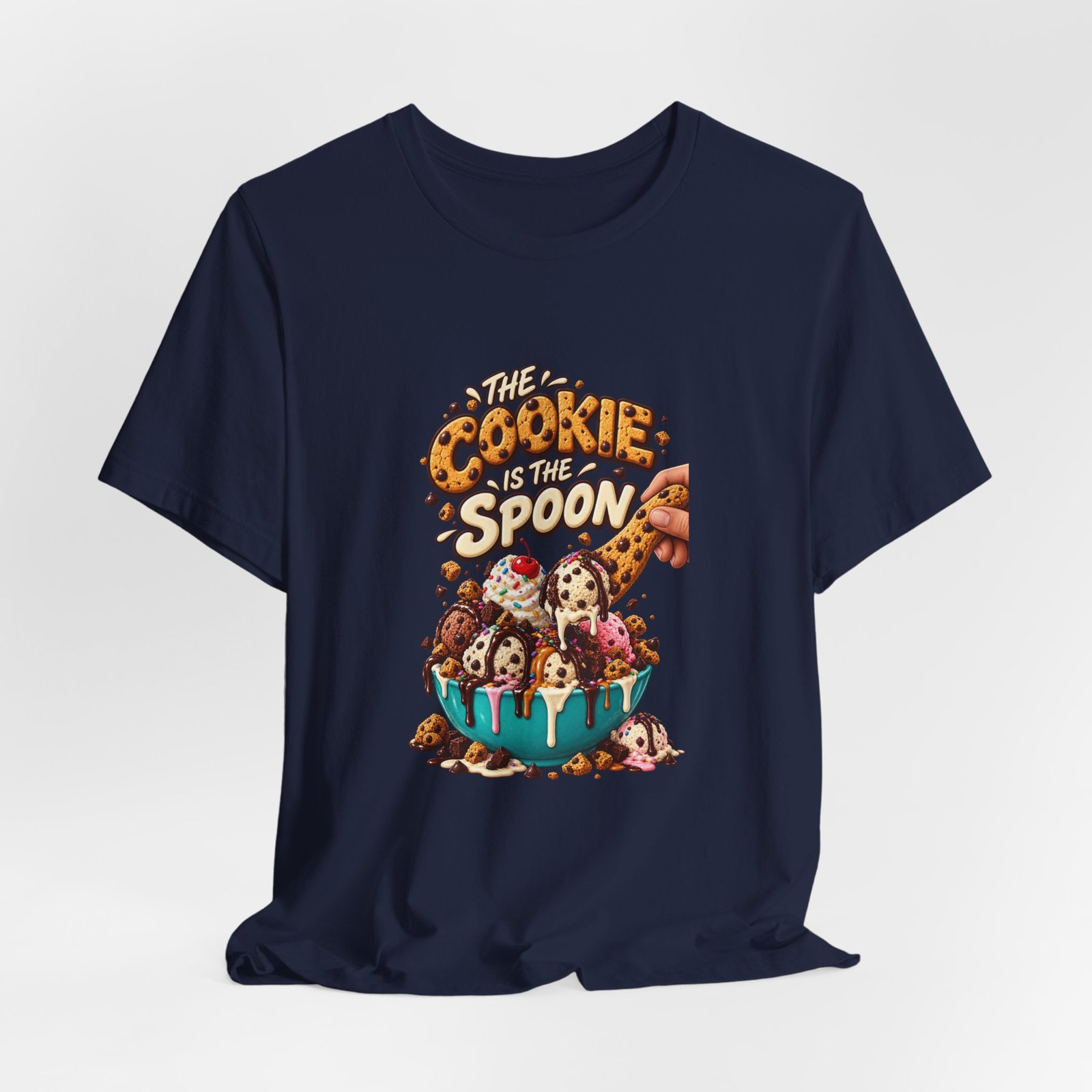 The Cookie Is the Spoon Ice Cream Dessert Graphic - Image 36