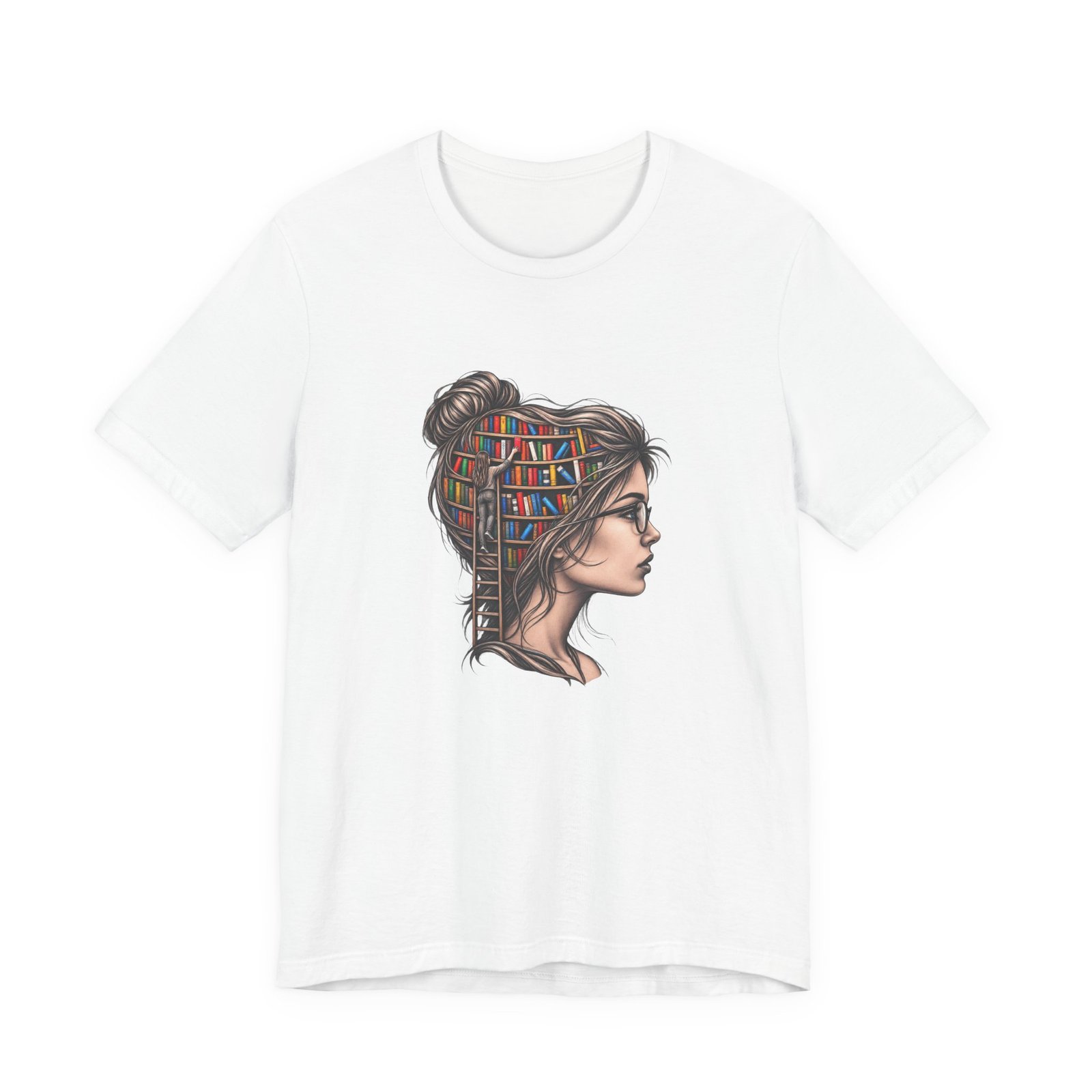 Library Mind Book Reader Graphic Tee