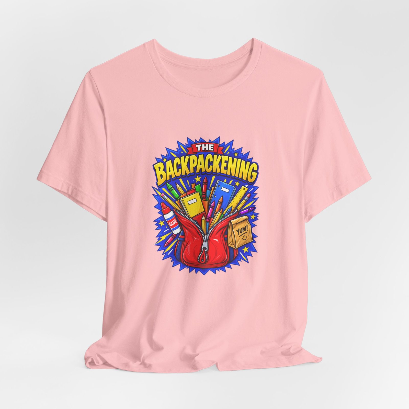 The Backpackening School Supplies Graphic Tee - Image 44