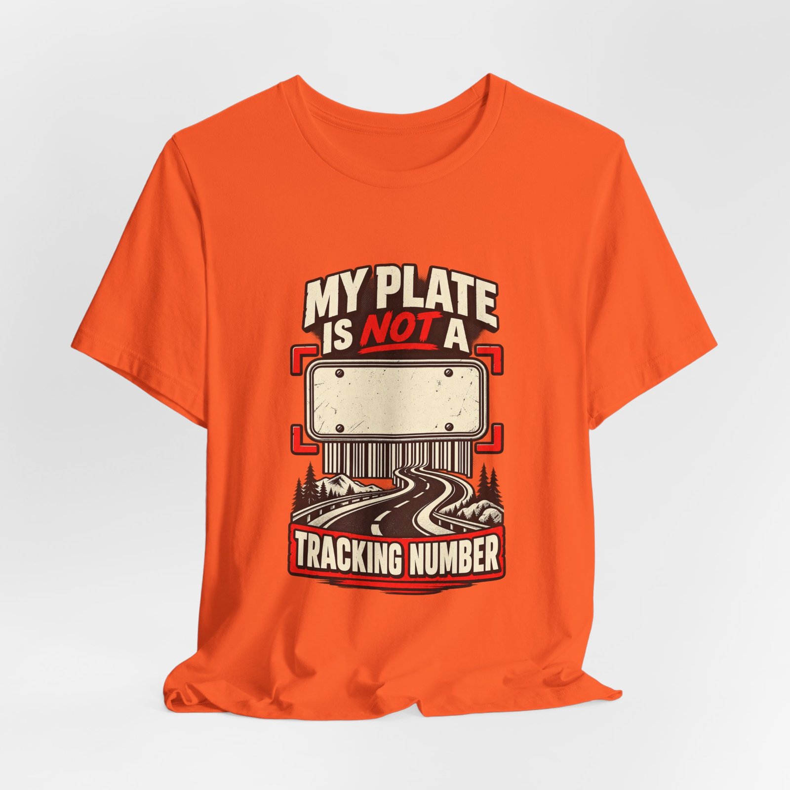 My Plate Is Not A Tracking Number Privacy Graphic - Image 8