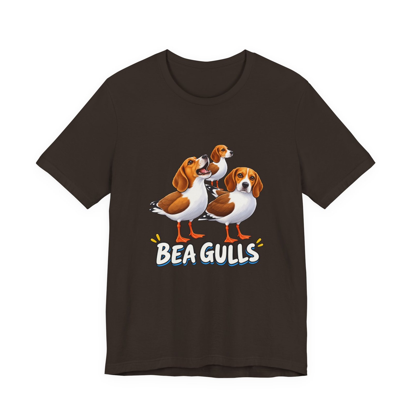 Beagulls Funny Beagle Seagull Pun Hybrid Birds Graphic Tee - Image 9