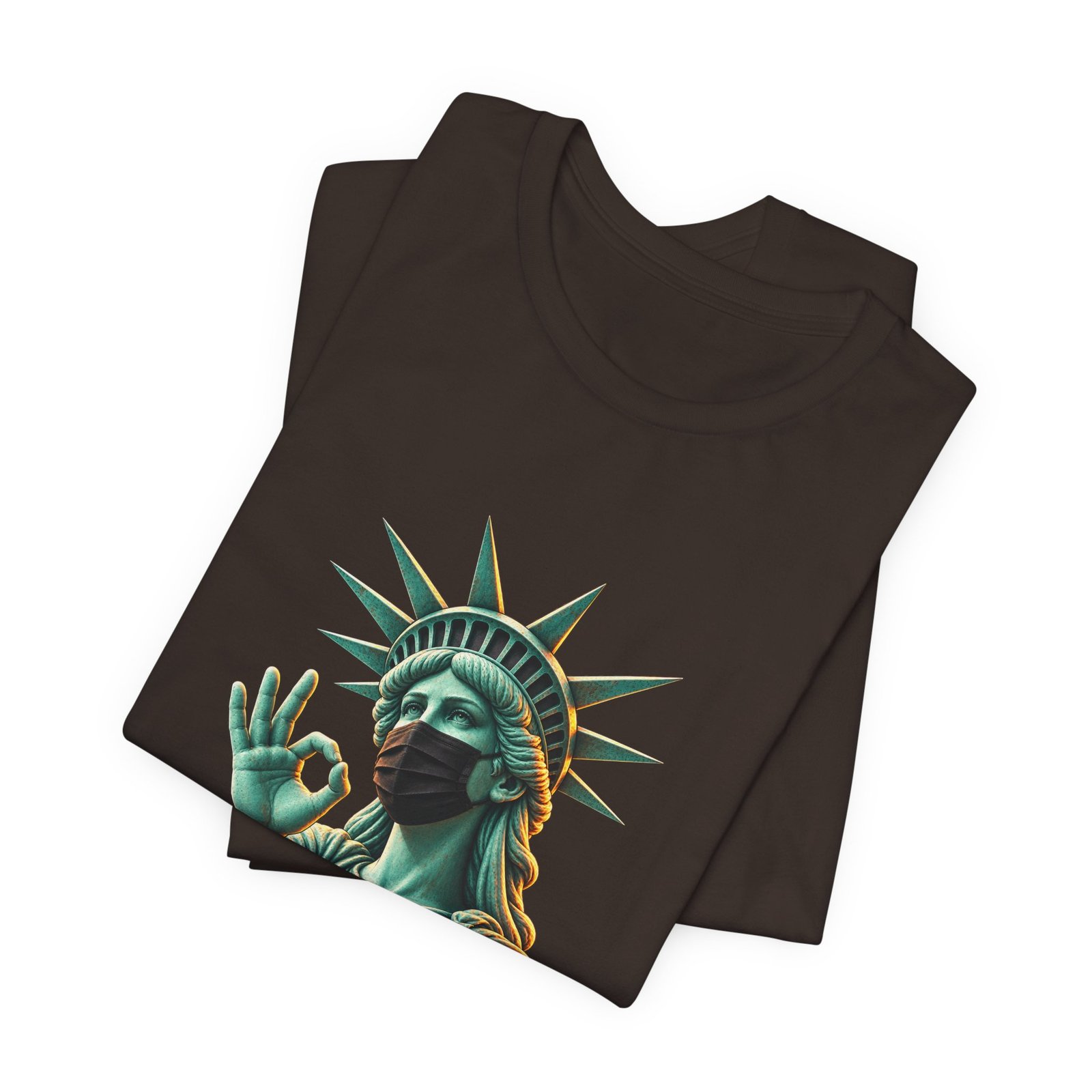 Fairs Masked Statue of Liberty Graphic - Image 3