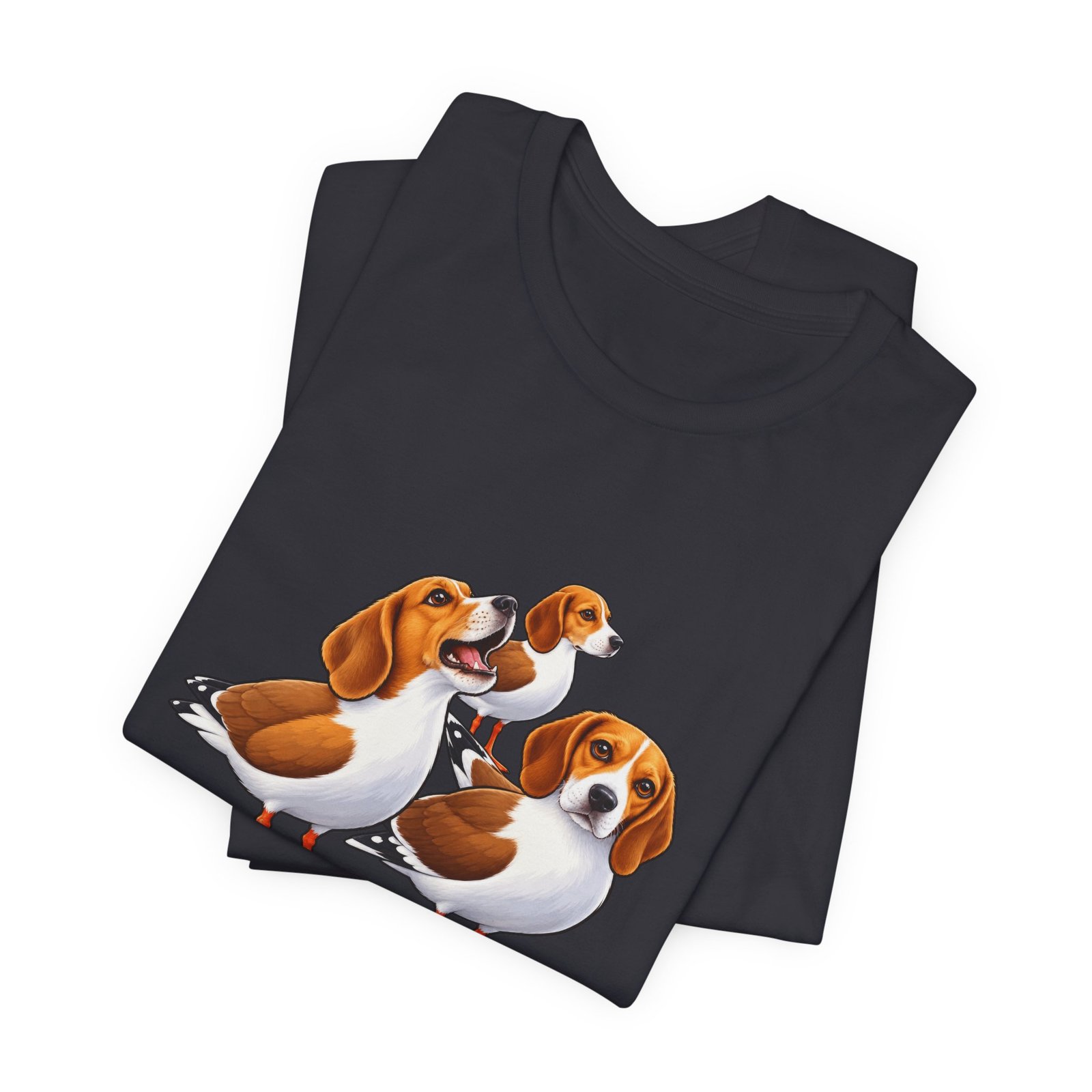 Beagulls Funny Beagle Seagull Pun Hybrid Birds Graphic Tee - Image 23