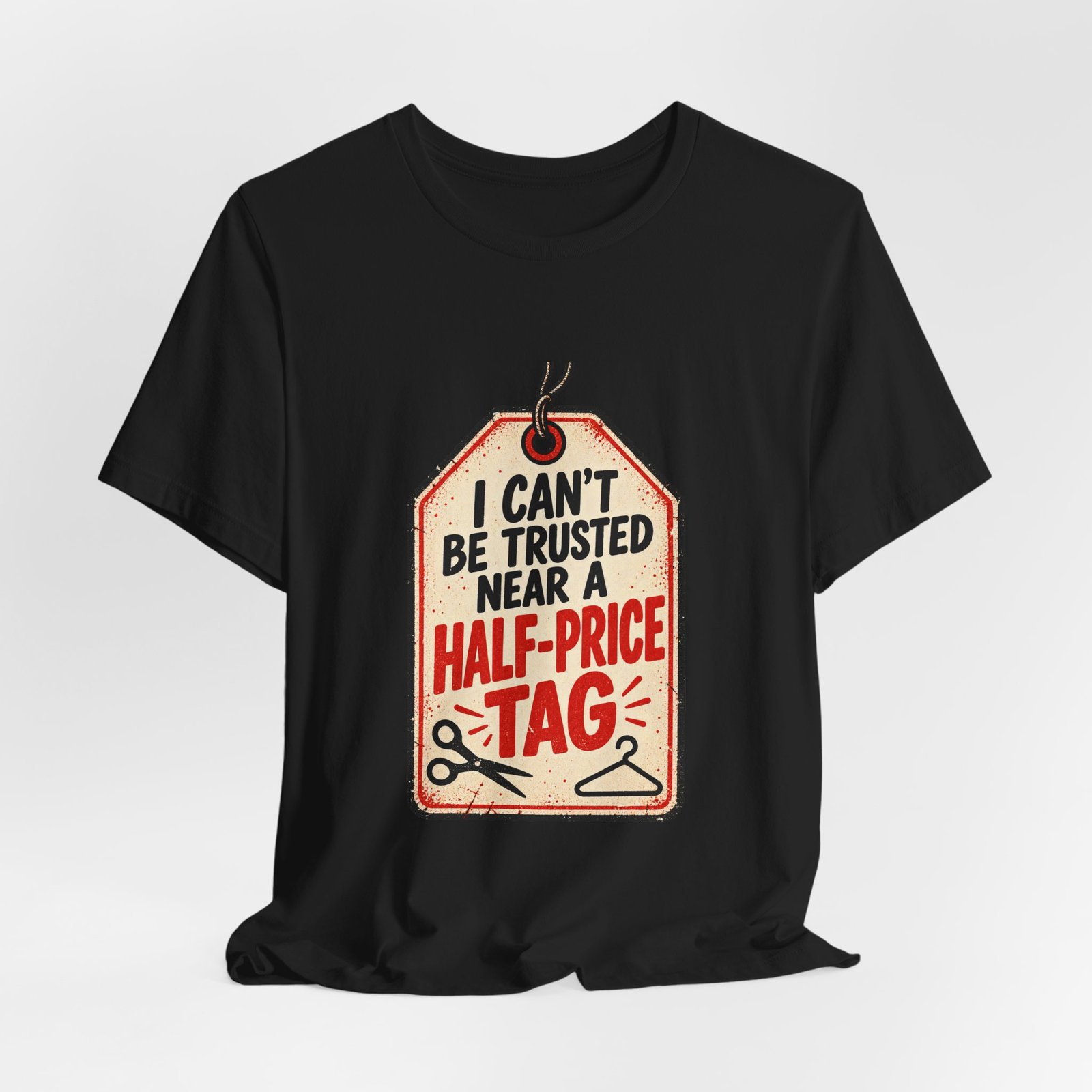 Funny Half Price Tag Bargain Shopping Graphic - Image 16