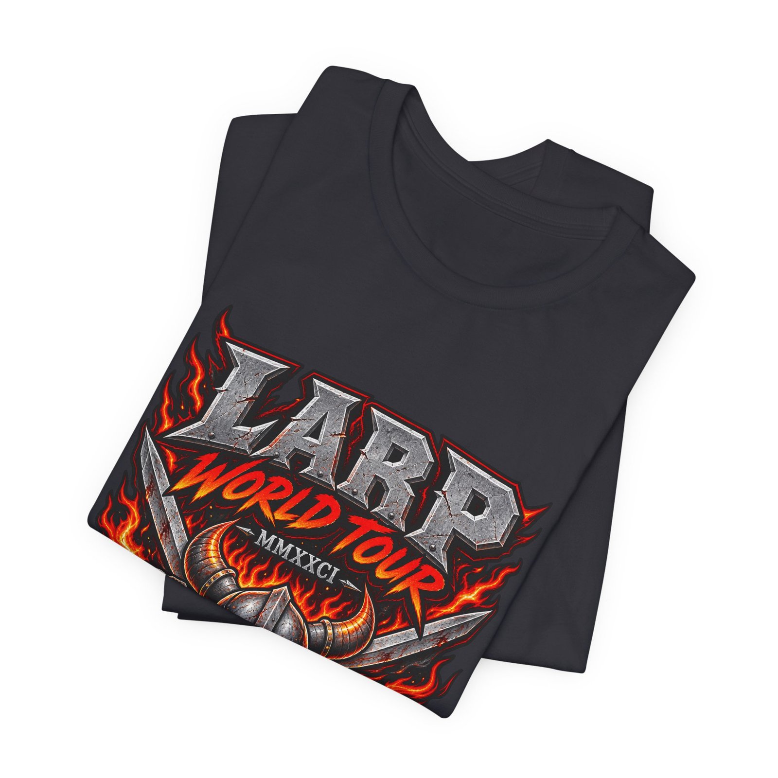 LARP Tour Fantasy Role Playing Humor Graphic Tee - Image 11