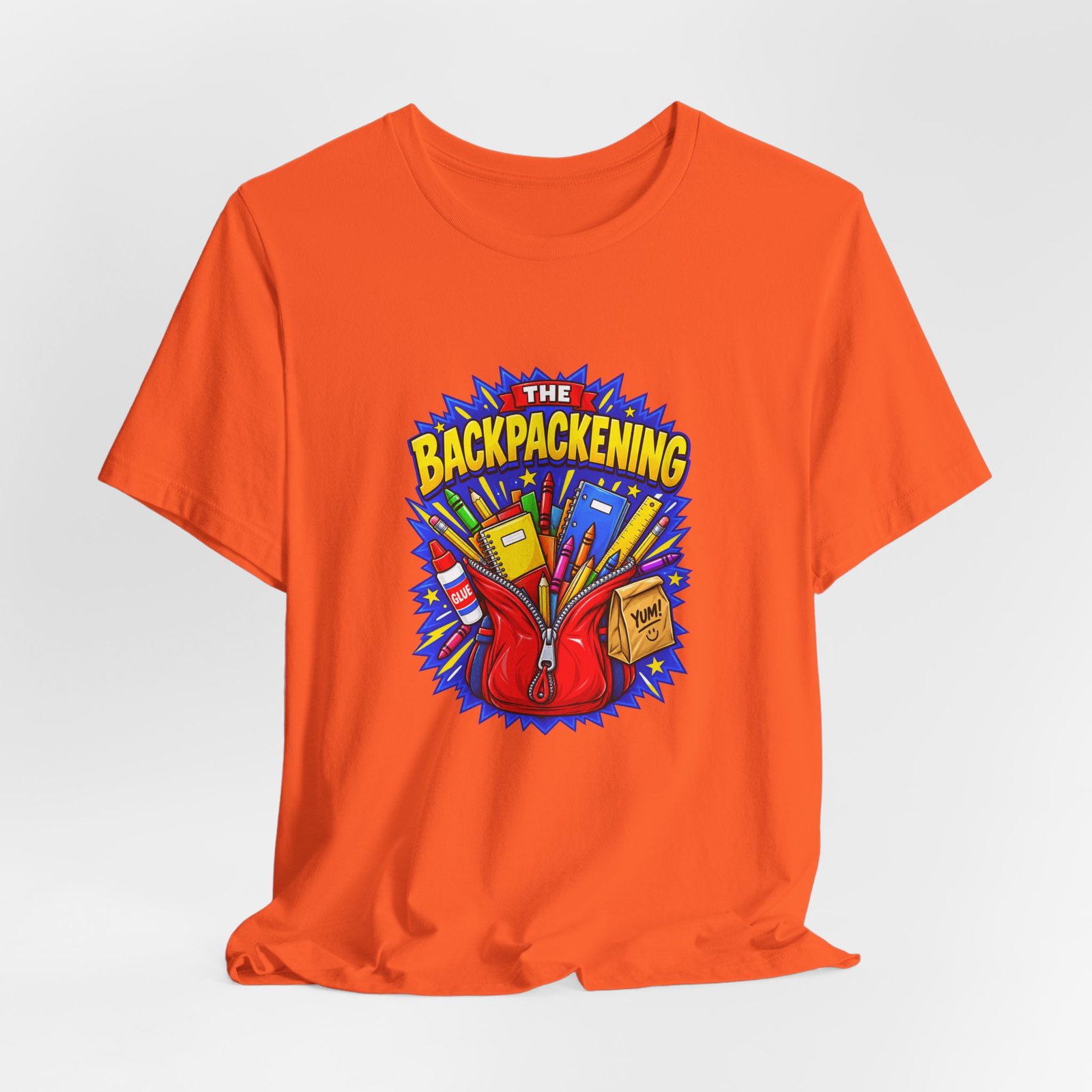 The Backpackening School Supplies Graphic Tee - Image 8