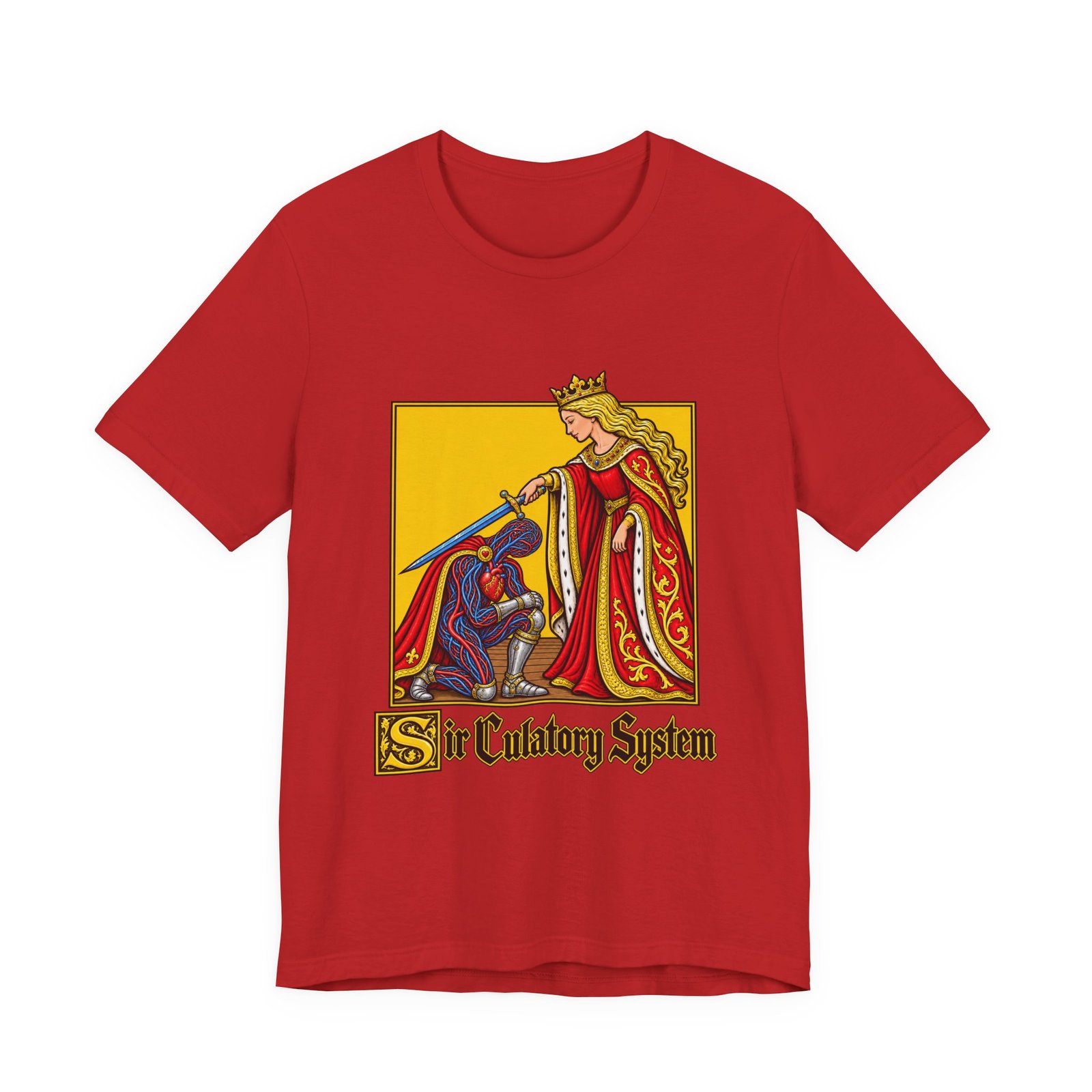 Sir Culatory System Funny Circulatory Anatomy Pun Graphic Tee - Image 45