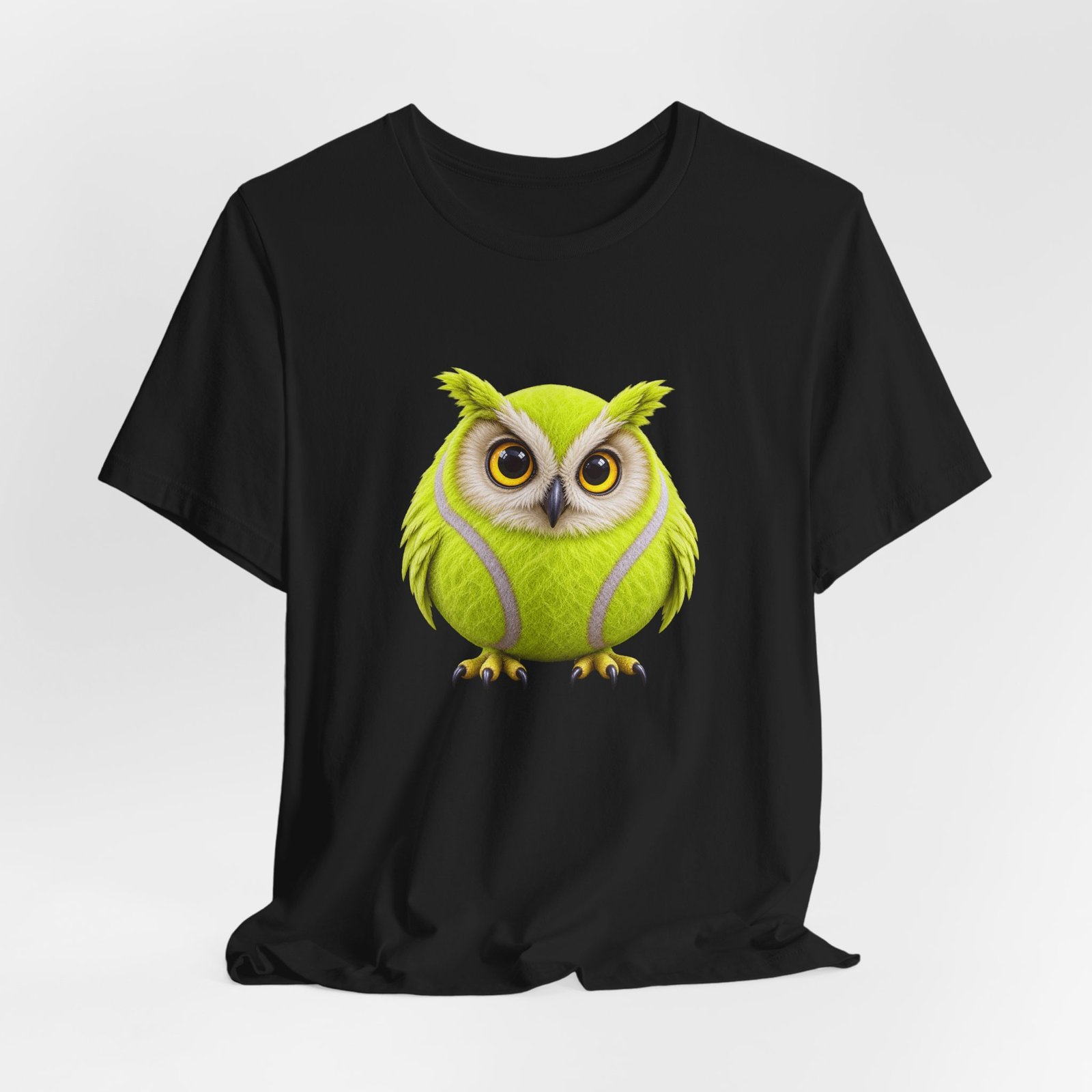 Tennis Ball Owl Meme Graphic Tee - Image 16