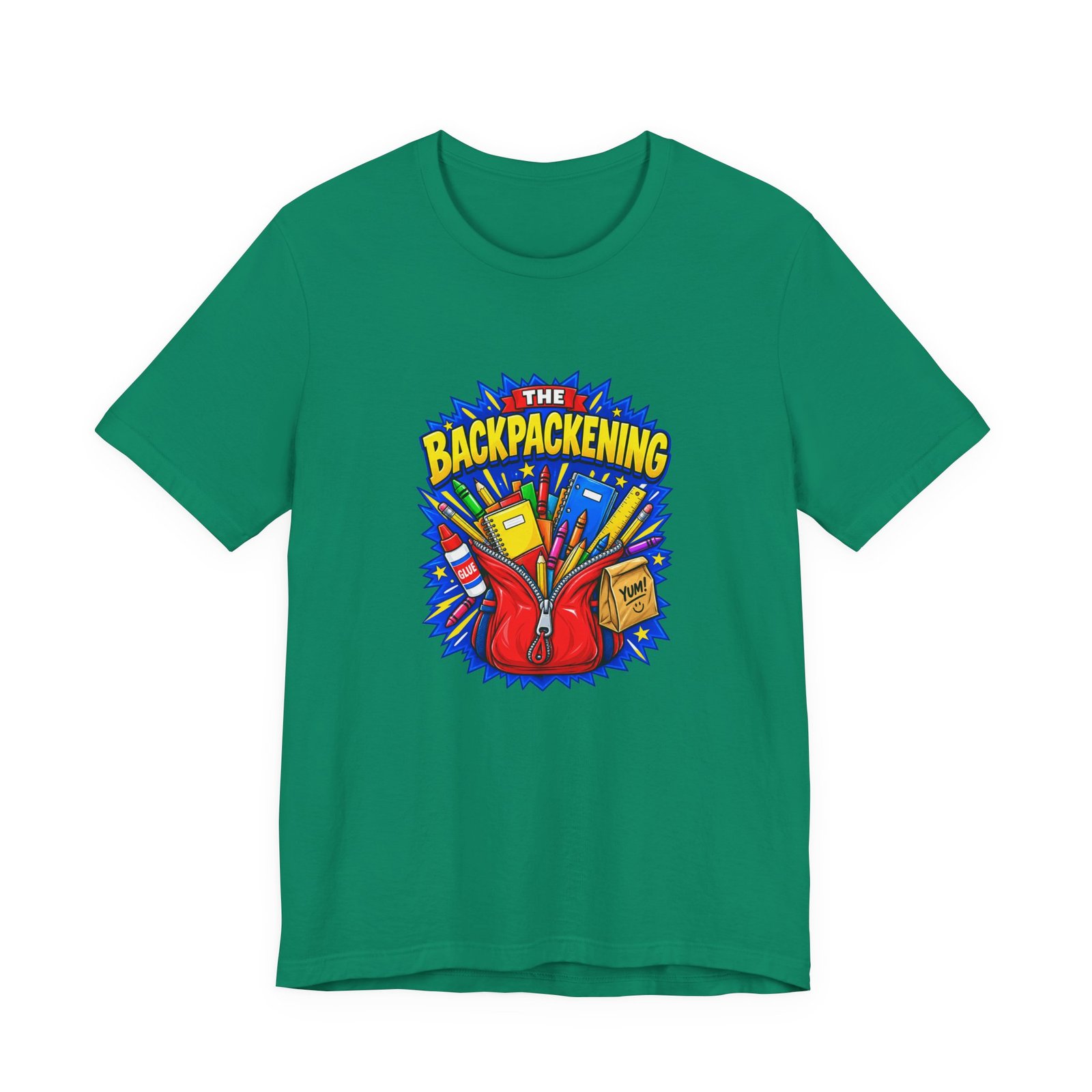 The Backpackening School Supplies Graphic Tee - Image 25
