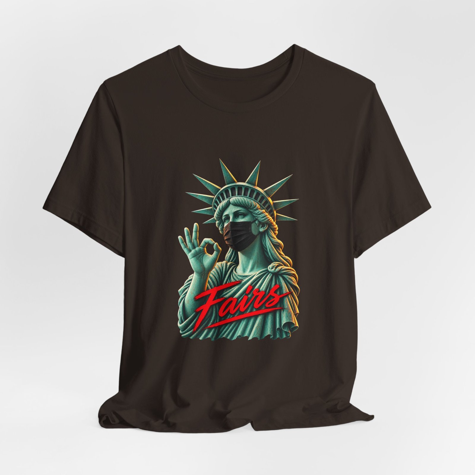 Fairs Masked Statue of Liberty Graphic - Image 4