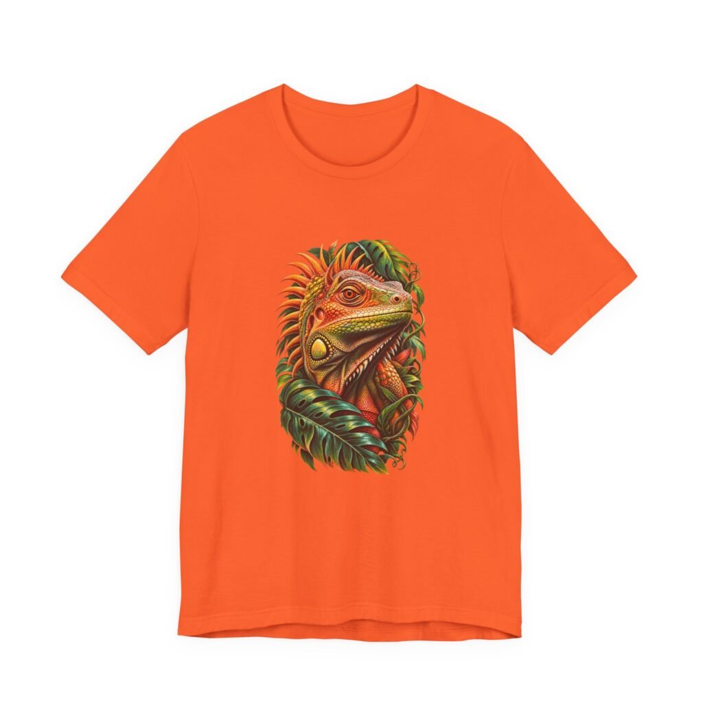 Colorful Tropical Iguana Rainforest Wildlife