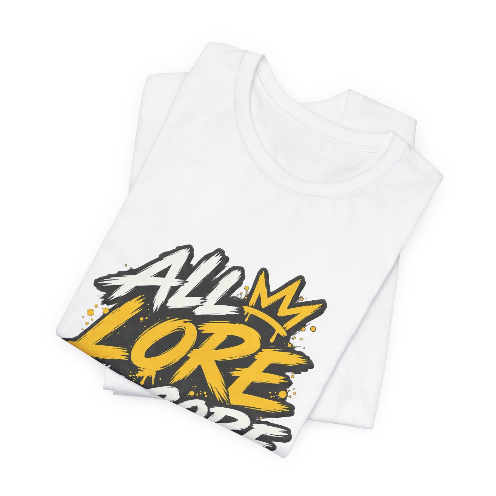 All Lore No Core Graffiti Larp Humor Graphic - Image 3