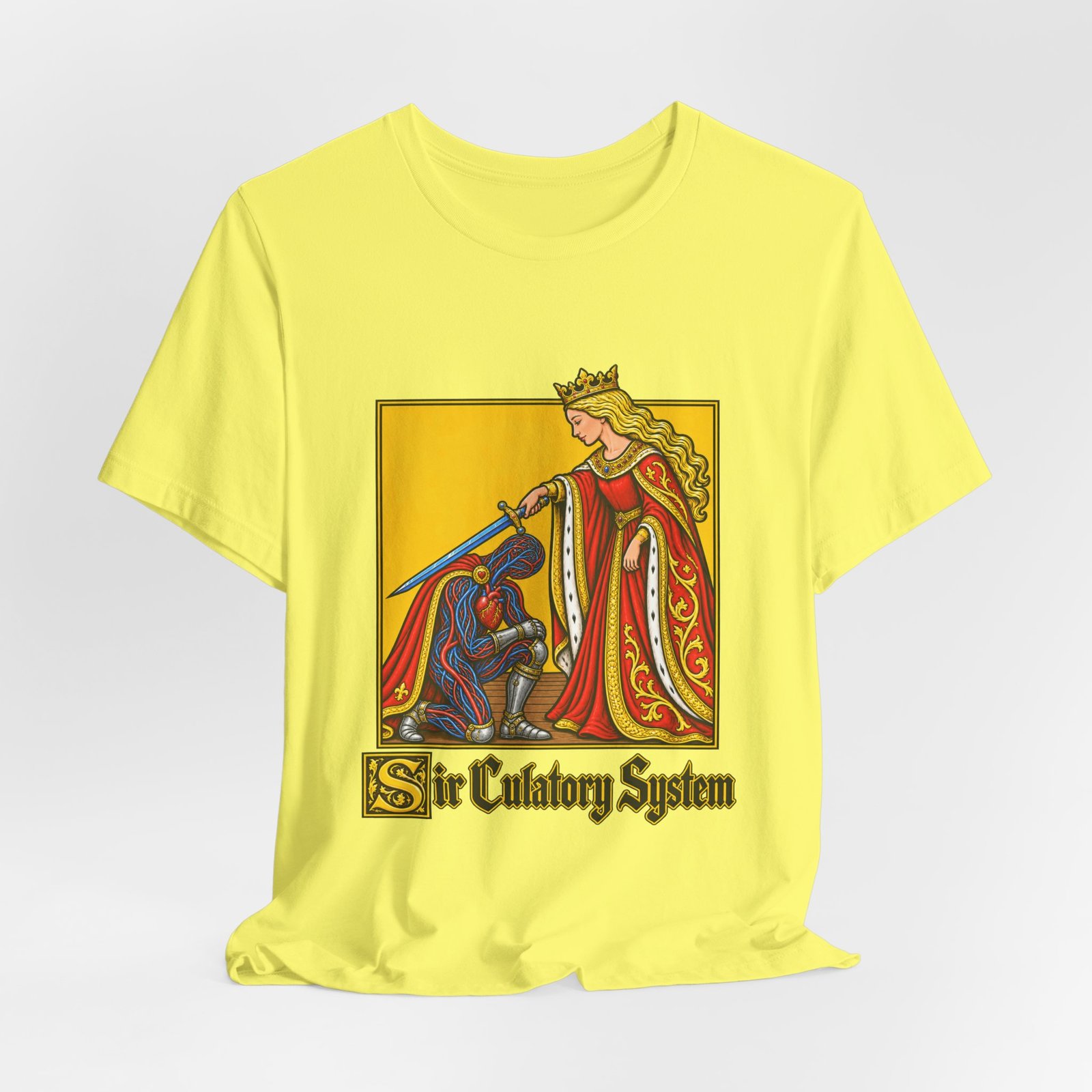 Sir Culatory System Funny Circulatory Anatomy Pun Graphic Tee - Image 20