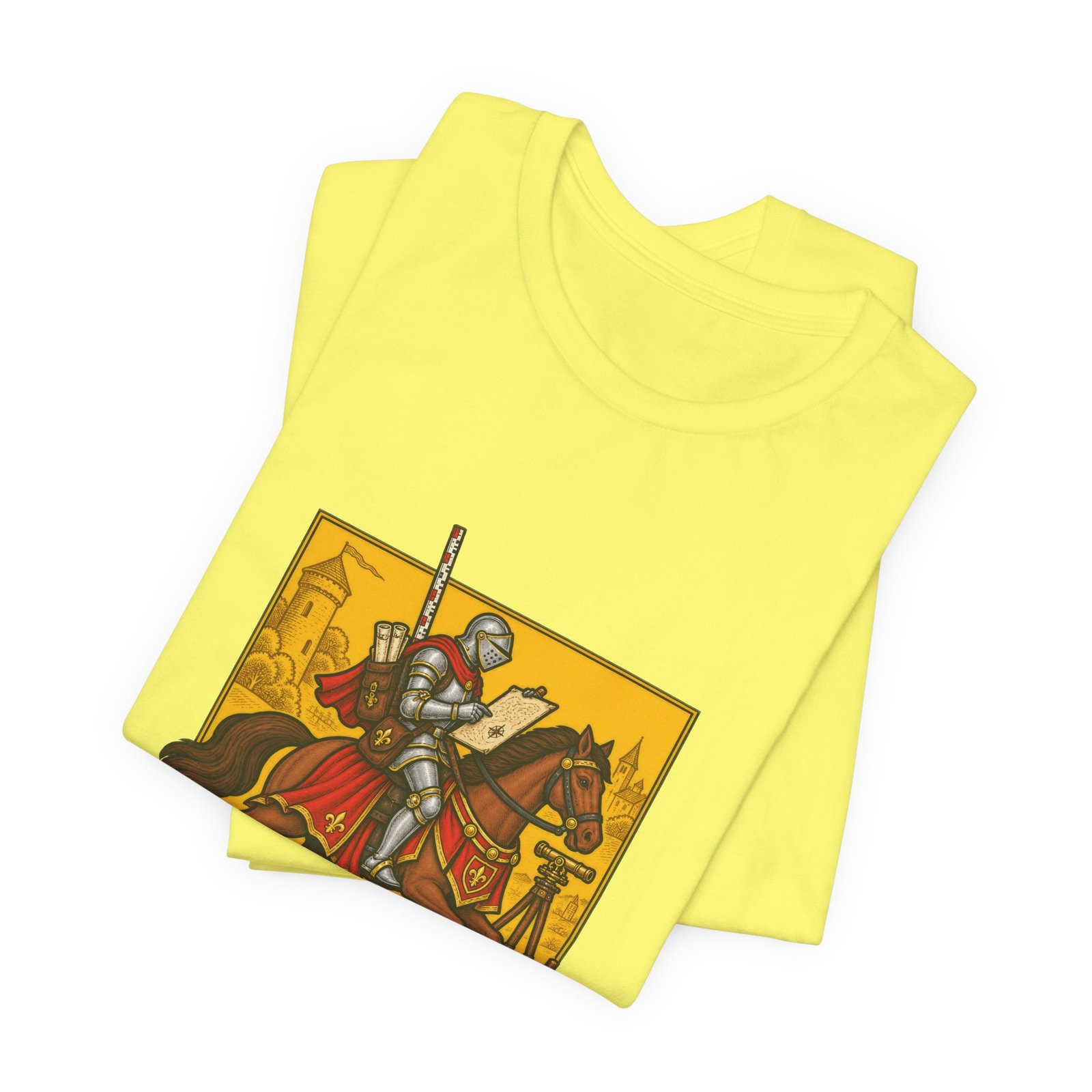 Sir Vey Says Medieval Surveyor Knight Tee - Image 19