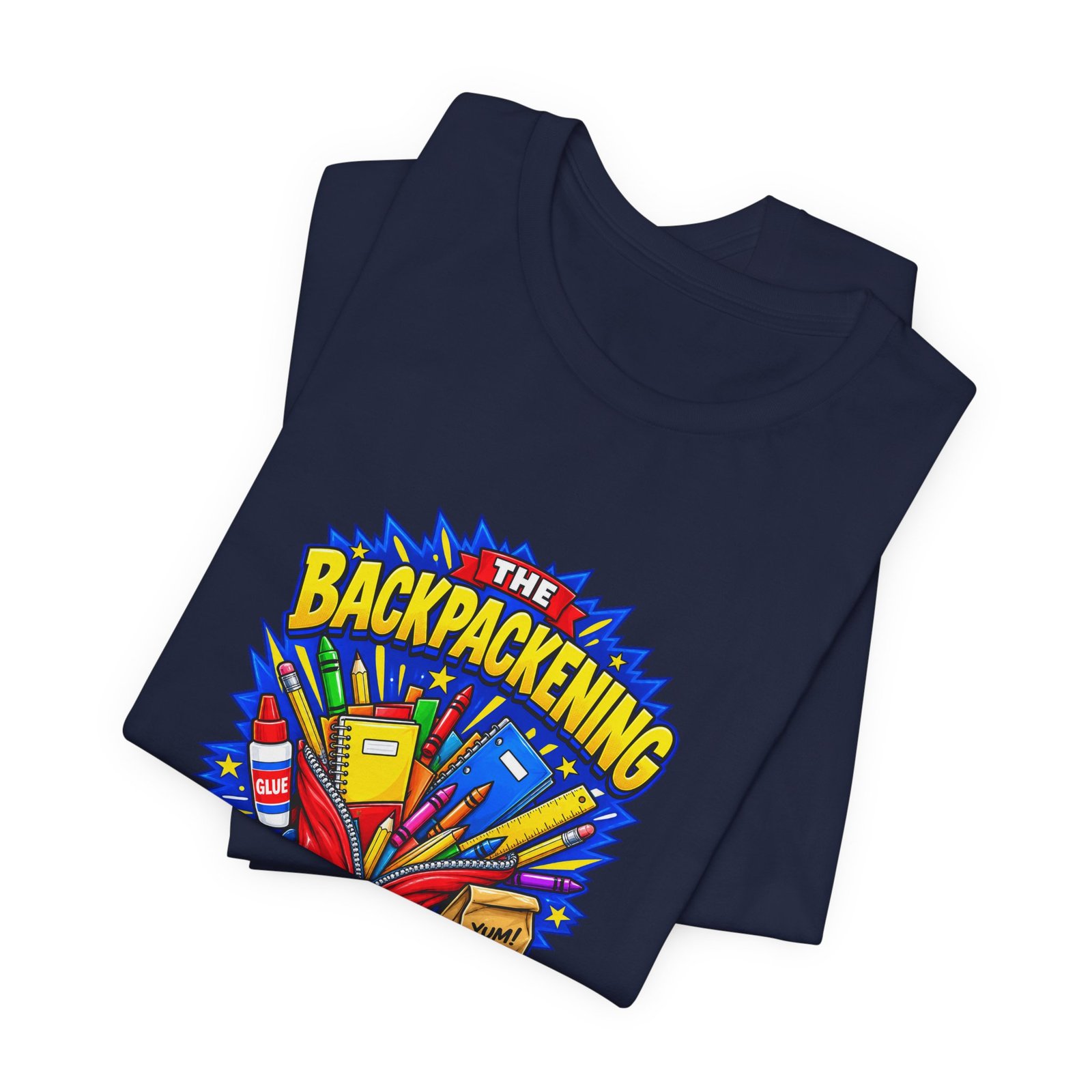 The Backpackening School Supplies Graphic Tee - Image 35
