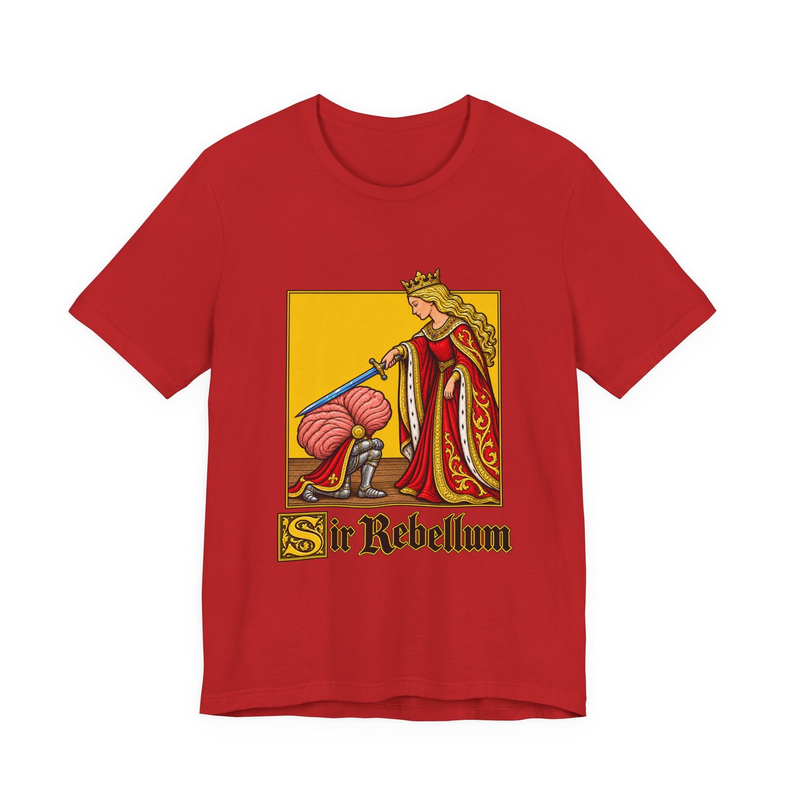 Medieval Cerebellum Knight Anatomy Pun Tee - Image 45