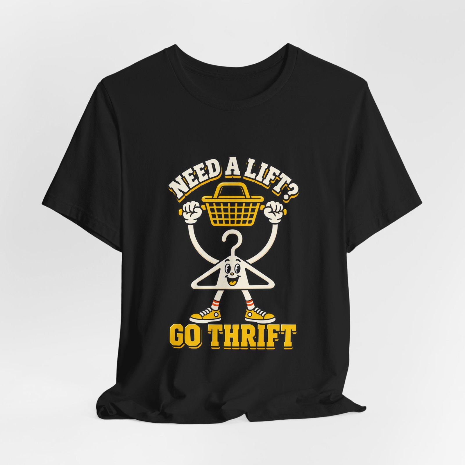 Need A Lift Go Thrift Clothes Hanger Pun - Image 16