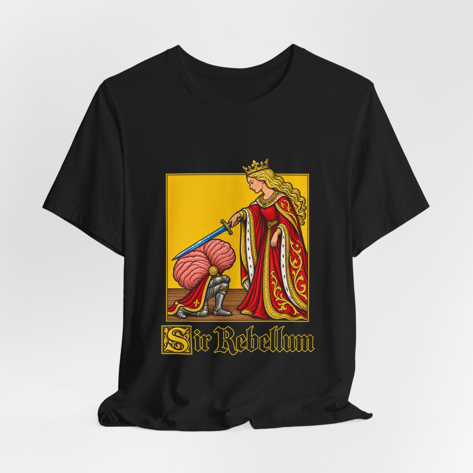 Medieval Cerebellum Knight Anatomy Pun Tee - Image 16