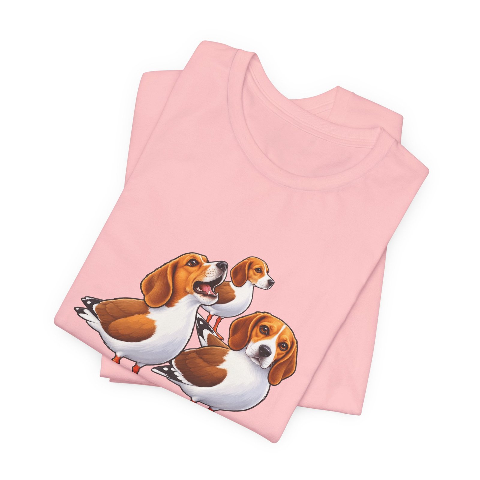 Beagulls Funny Beagle Seagull Pun Hybrid Birds Graphic Tee - Image 43