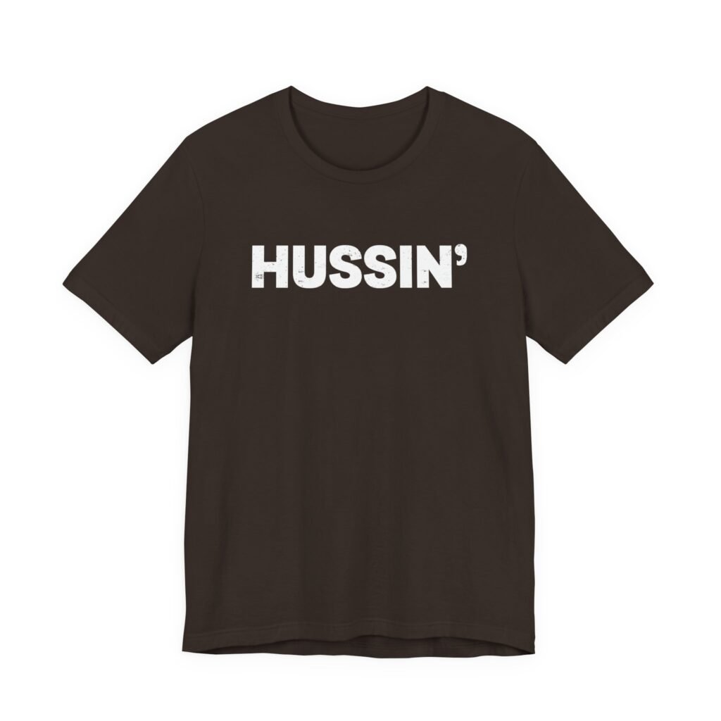 HUSSIN’ Distressed Lettering Graphic