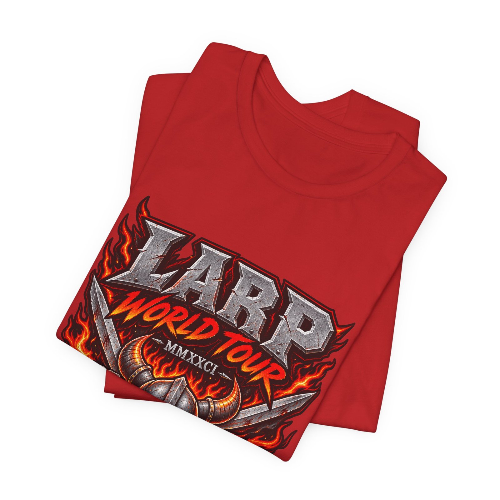 LARP Tour Fantasy Role Playing Humor Graphic Tee - Image 31