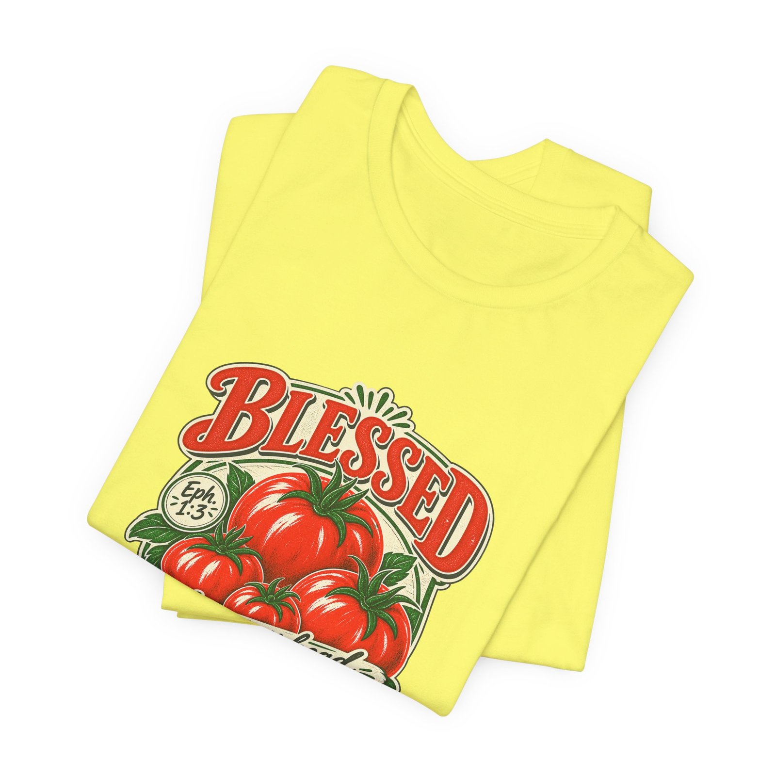 Blessed From My Head To-Ma-Toes Tomato Pun Graphic Tee - Image 19