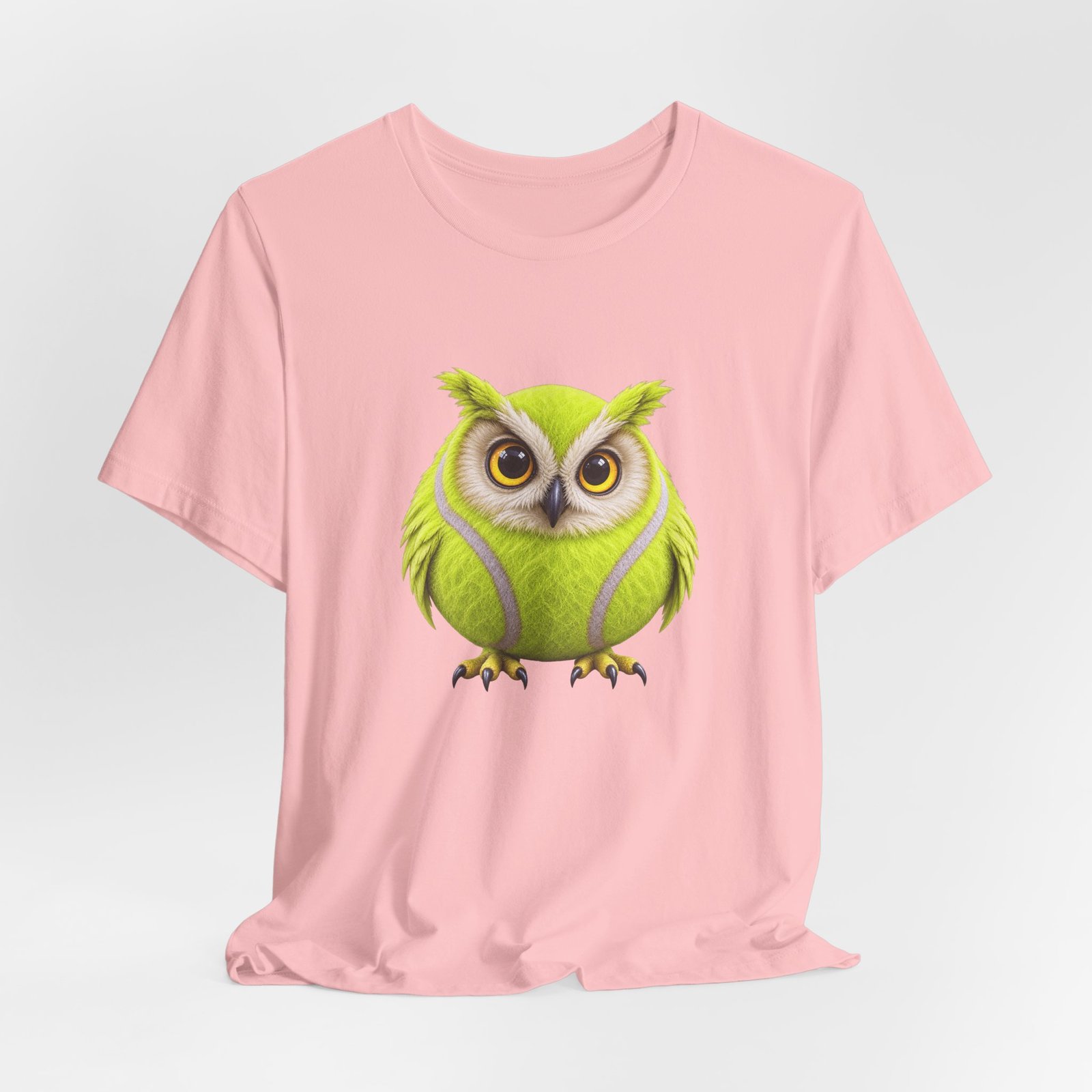 Tennis Ball Owl Meme Graphic Tee - Image 44