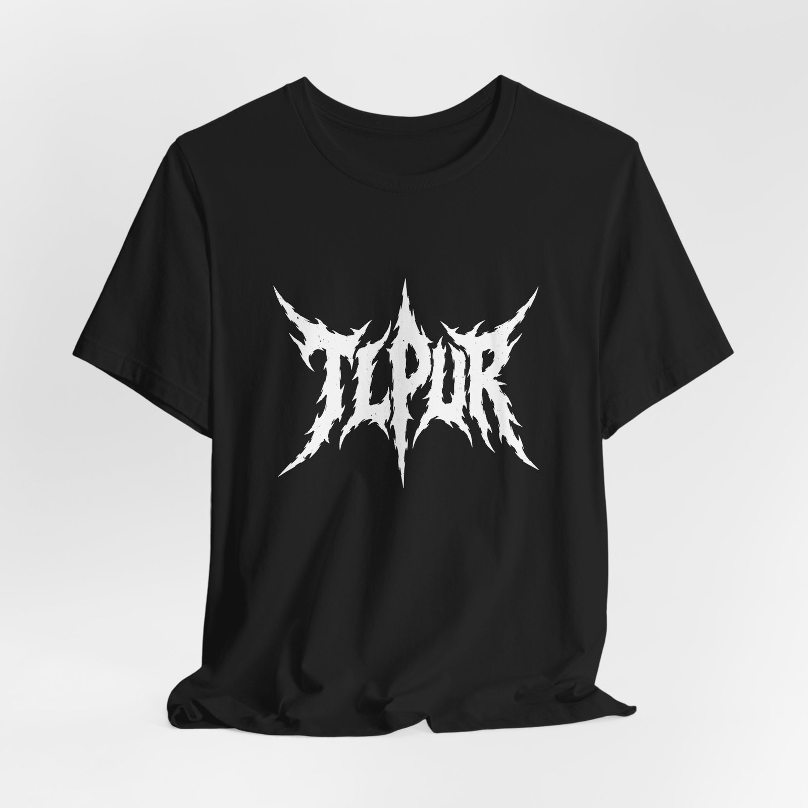 TLPUR Meme Spiked Extreme Music Wordmark Graphic Tee - Image 8