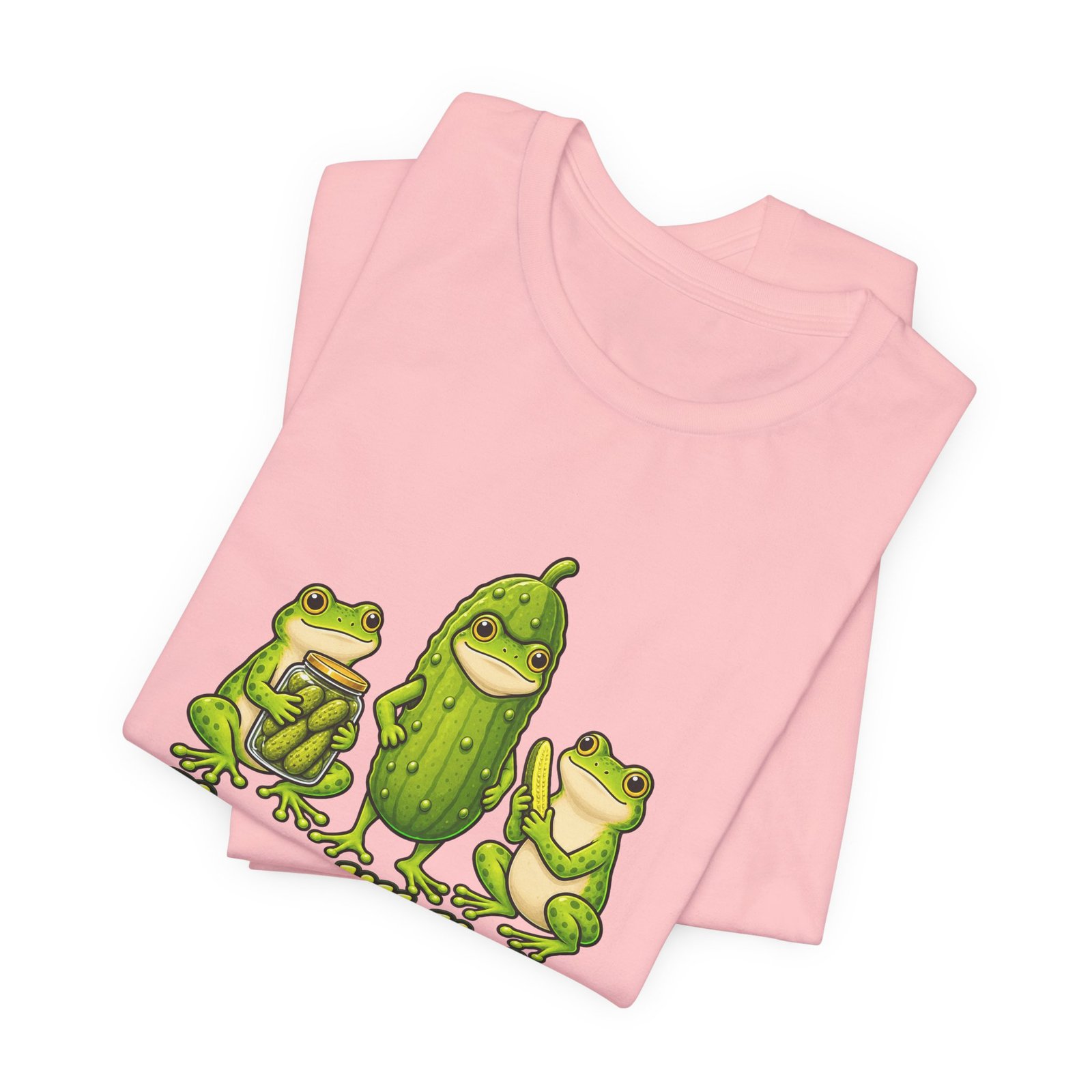 Im A Dill Light Funny Frog Pickle Pun Graphic Tee - Image 43