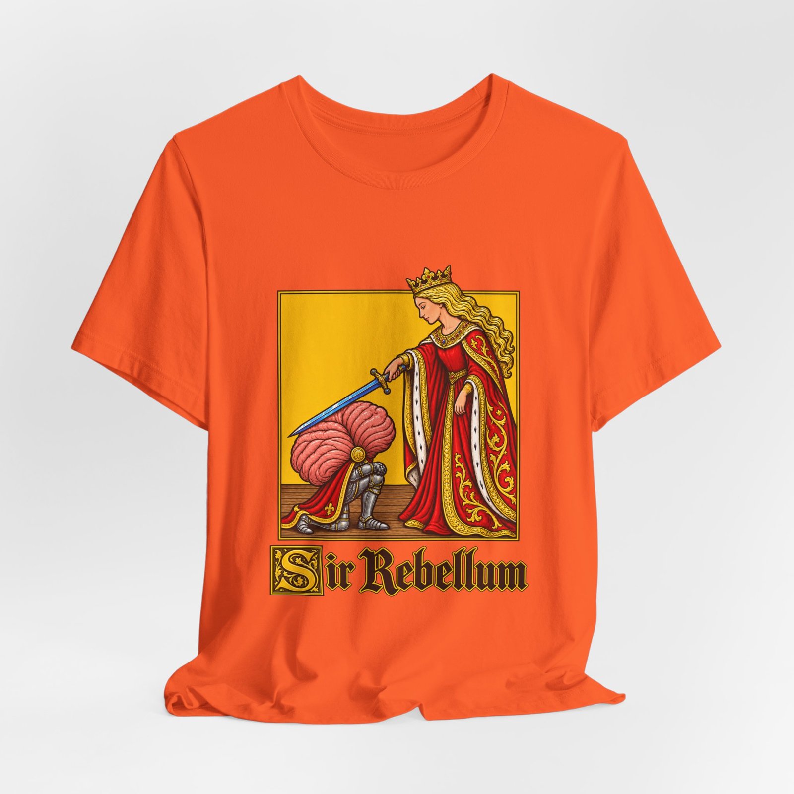 Medieval Cerebellum Knight Anatomy Pun Tee - Image 8
