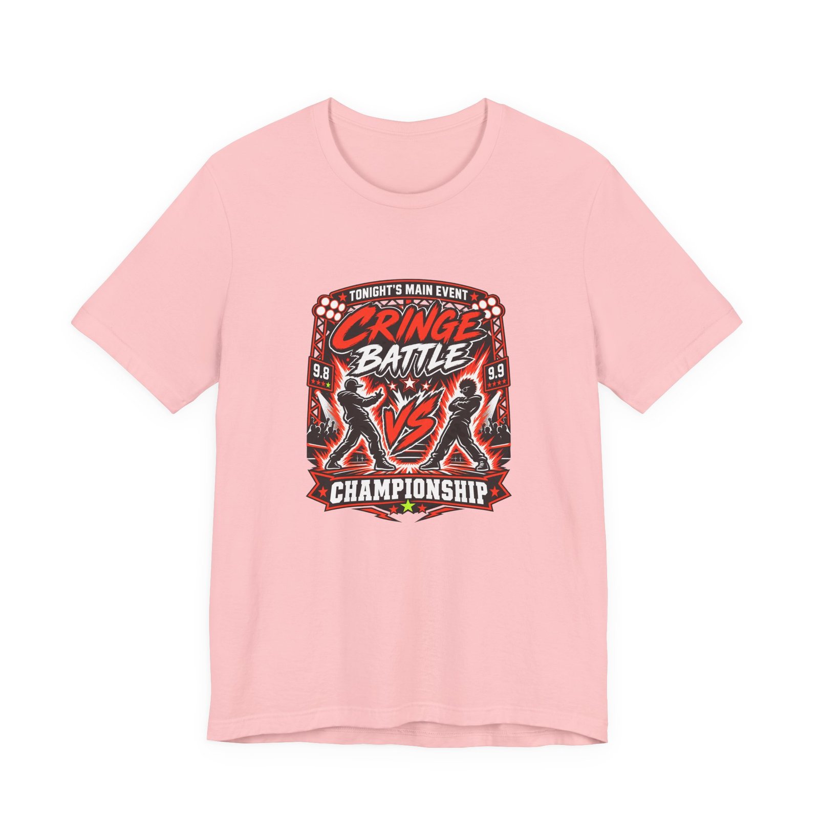 Tonight's Main Event Cringe Battle Championship Graphic Tee - Image 41