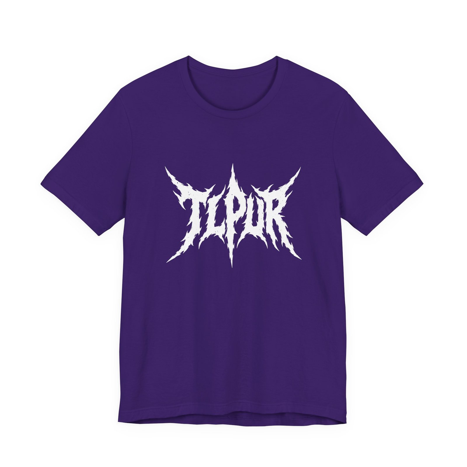 TLPUR Meme Spiked Extreme Music Wordmark Graphic Tee - Image 25