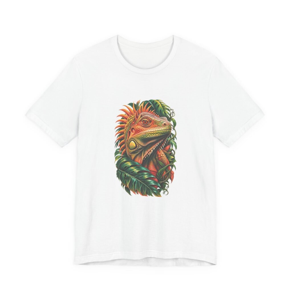Colorful Tropical Iguana Rainforest Wildlife