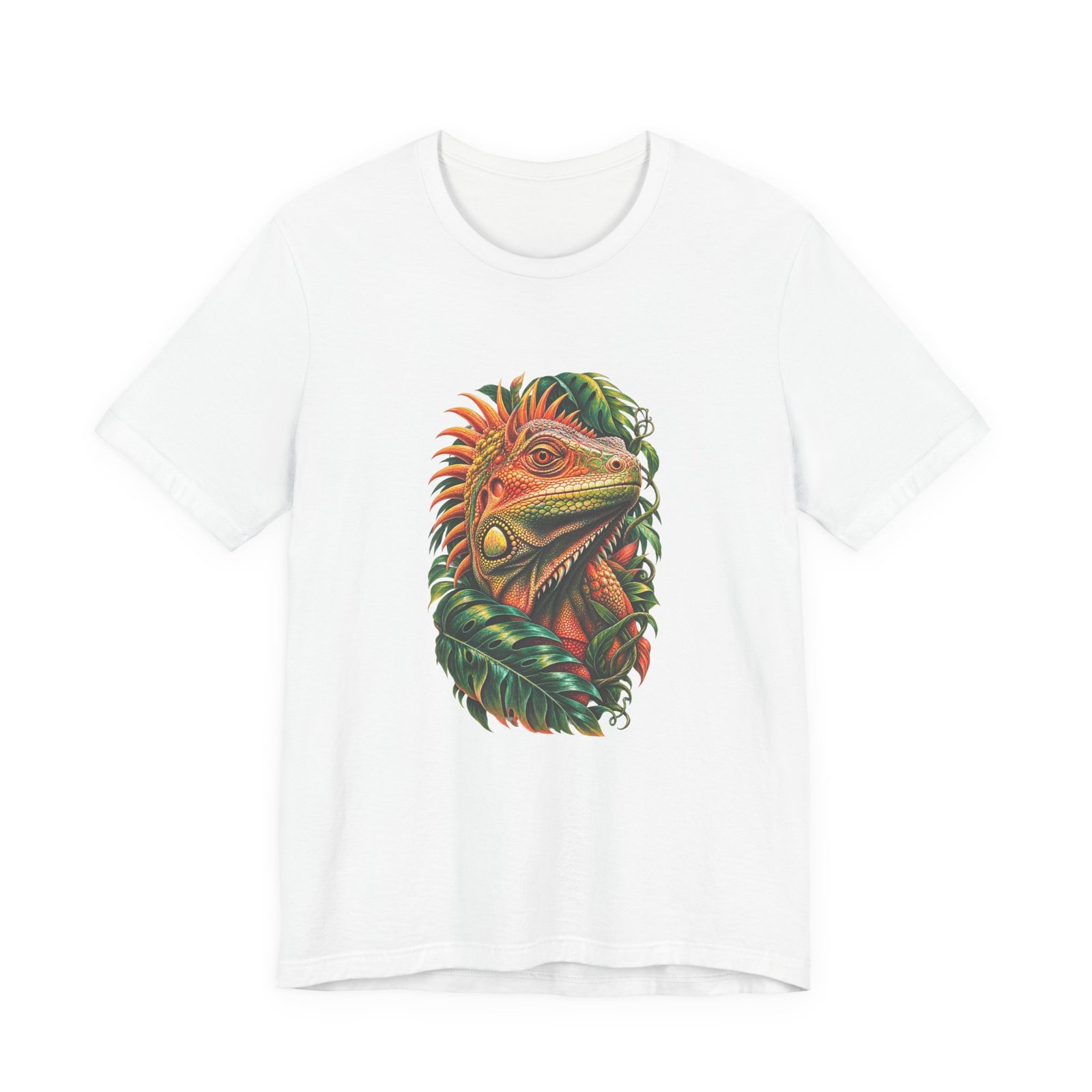 Colorful Tropical Iguana Rainforest Wildlife