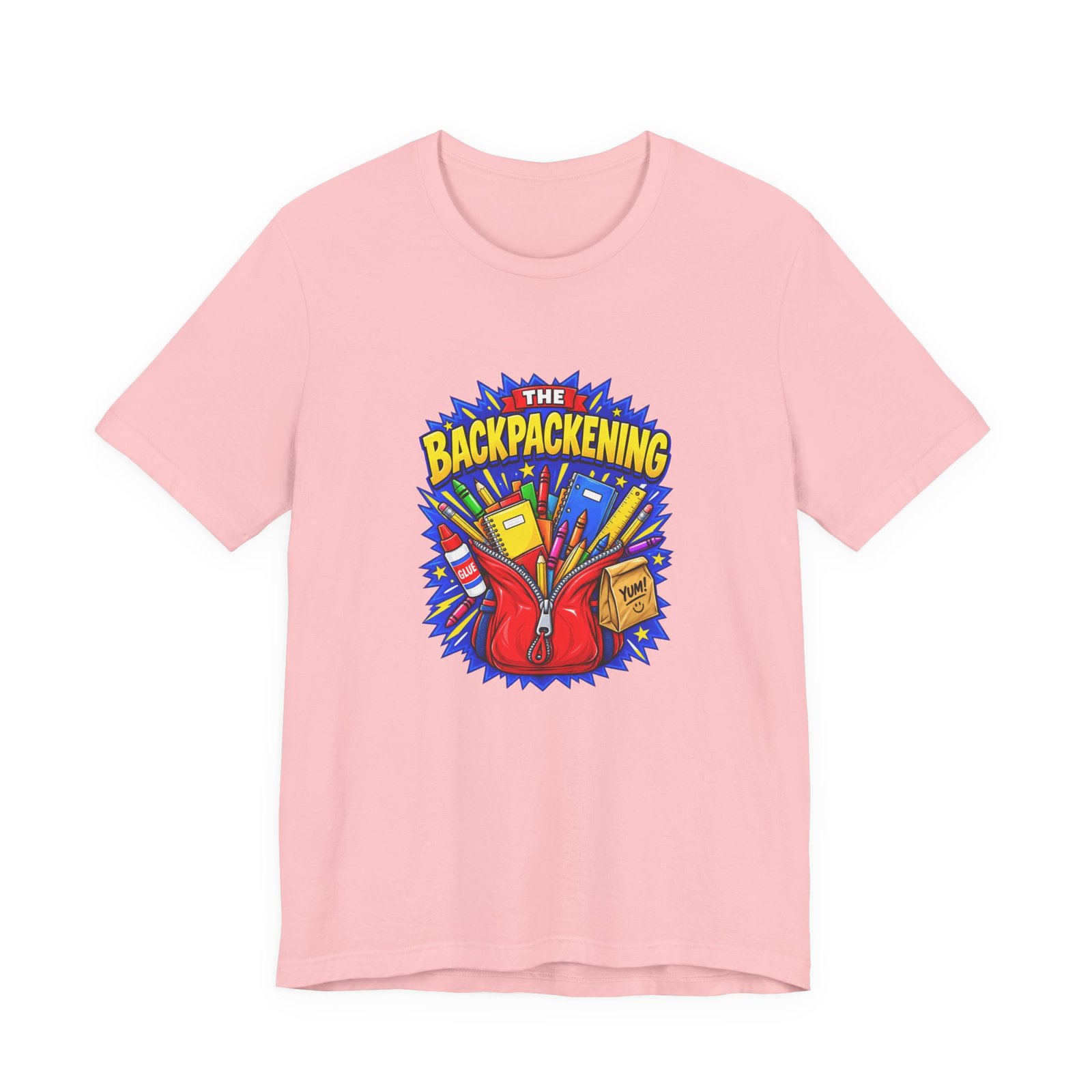 The Backpackening School Supplies Graphic Tee - Image 41