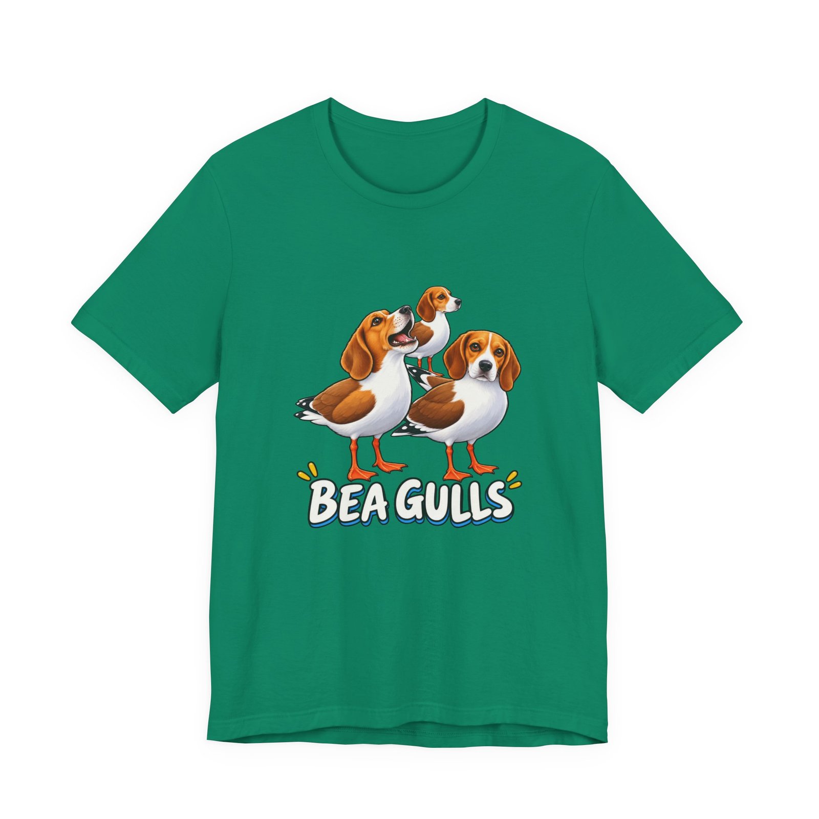 Beagulls Funny Beagle Seagull Pun Hybrid Birds Graphic Tee - Image 25