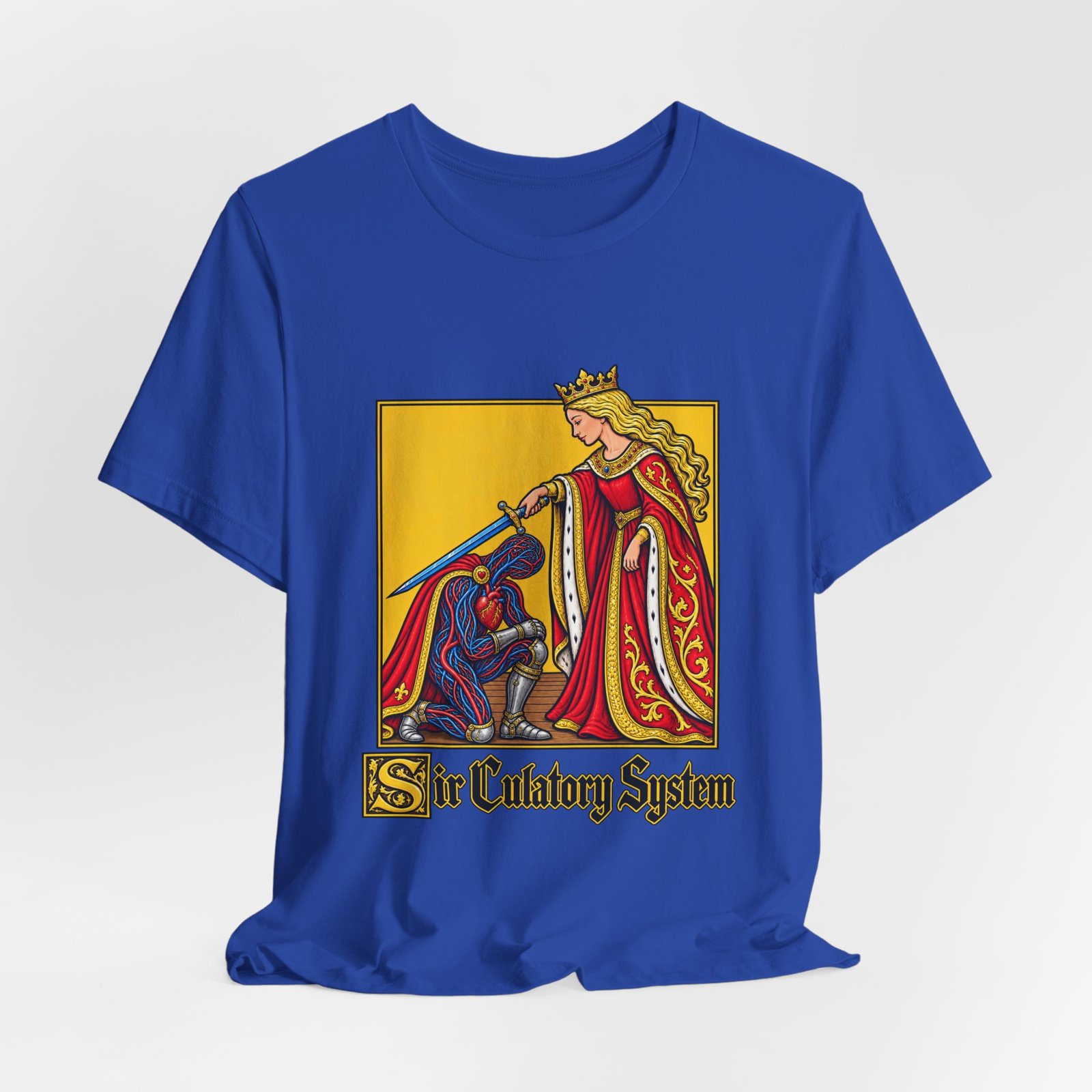 Sir Culatory System Funny Circulatory Anatomy Pun Graphic Tee - Image 32