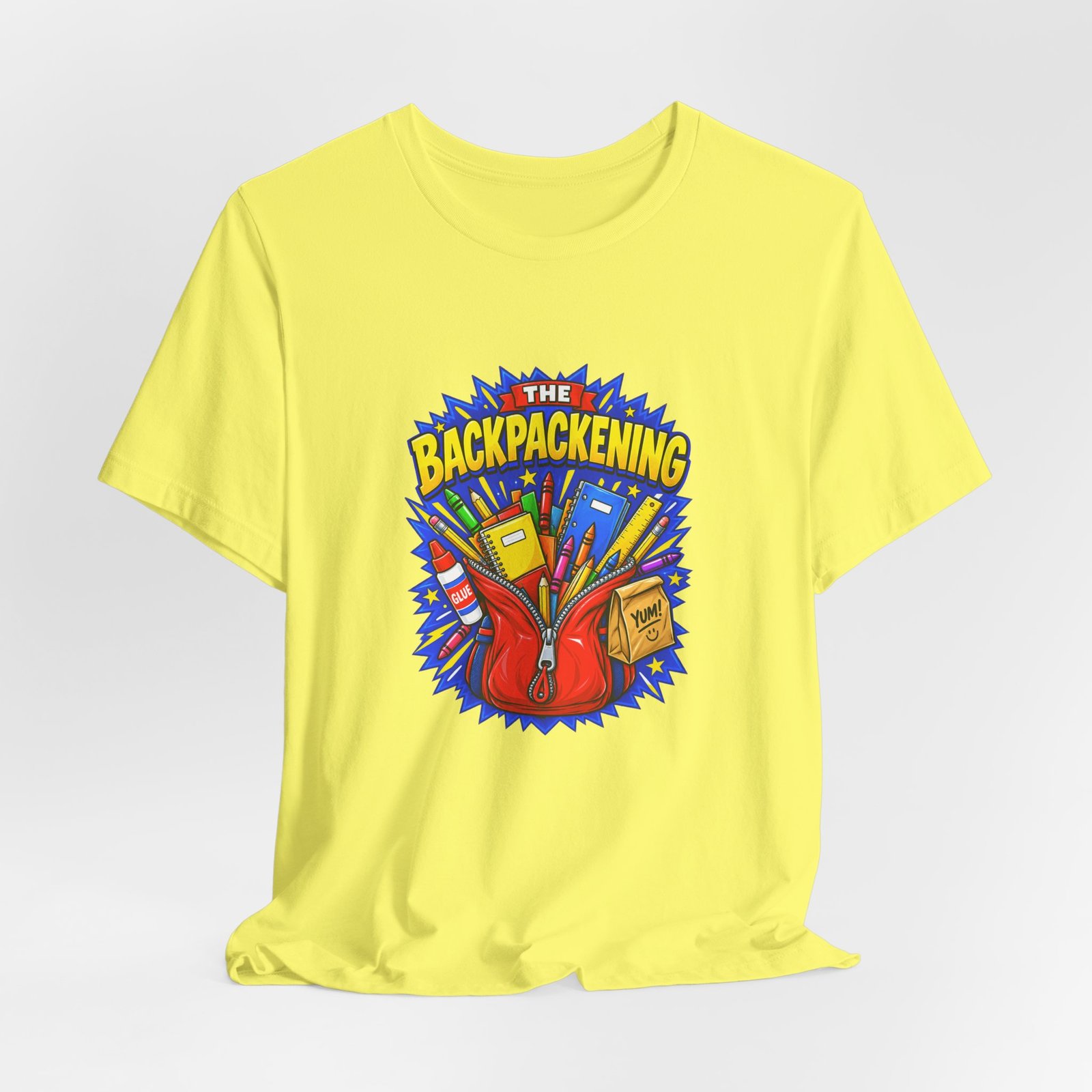 The Backpackening School Supplies Graphic Tee - Image 20
