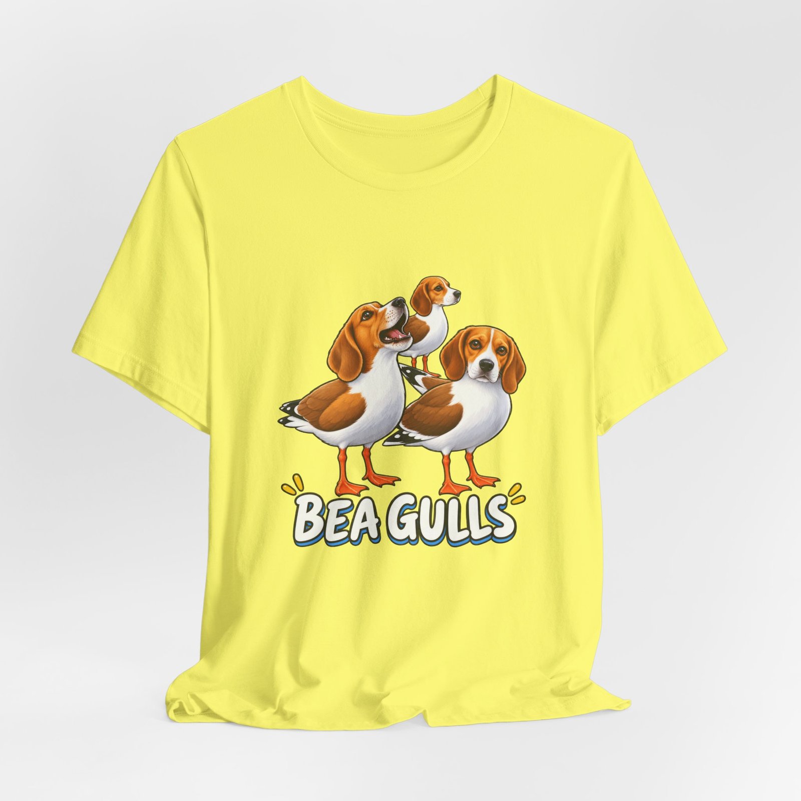 Beagulls Funny Beagle Seagull Pun Hybrid Birds Graphic Tee - Image 20