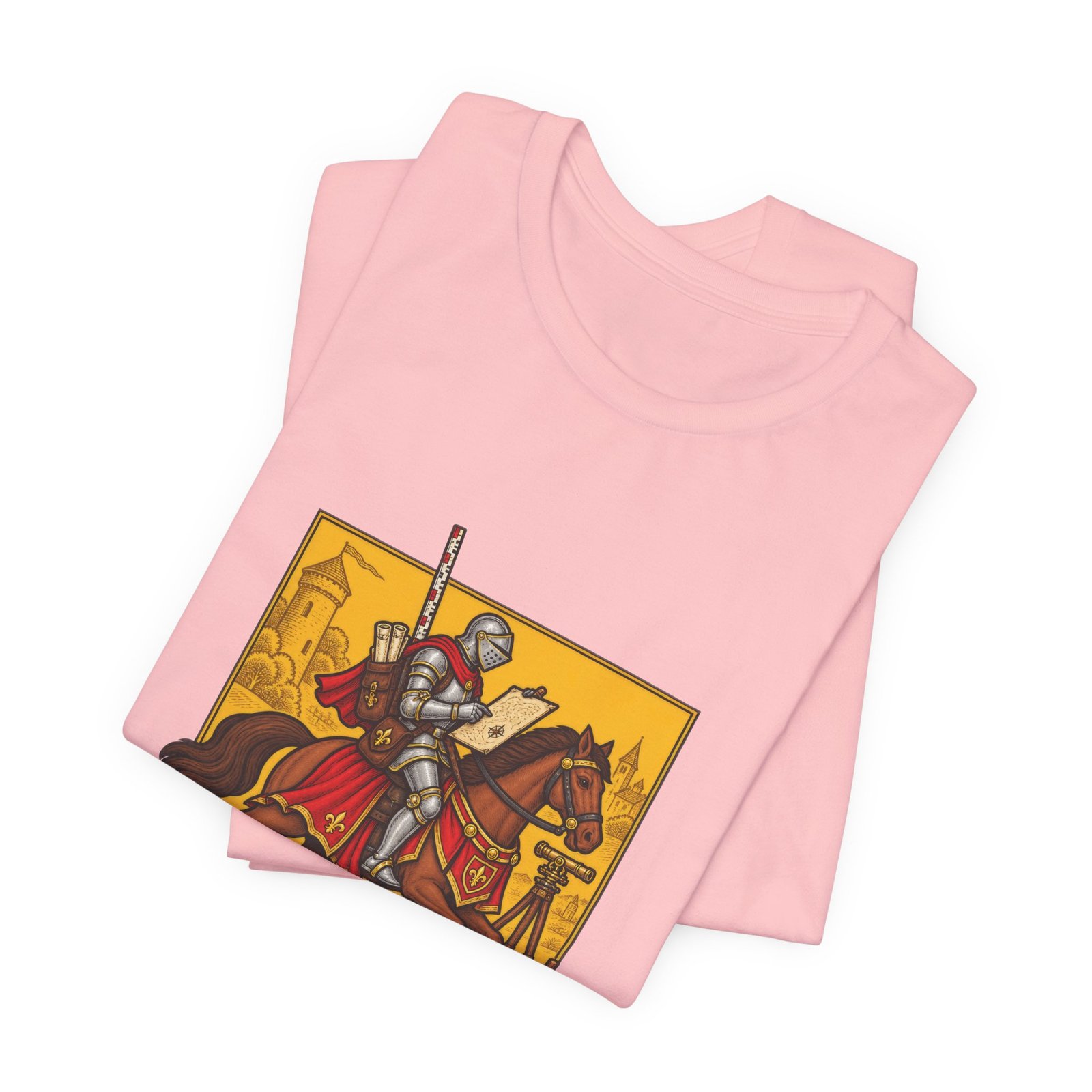 Sir Vey Says Medieval Surveyor Knight Tee - Image 43