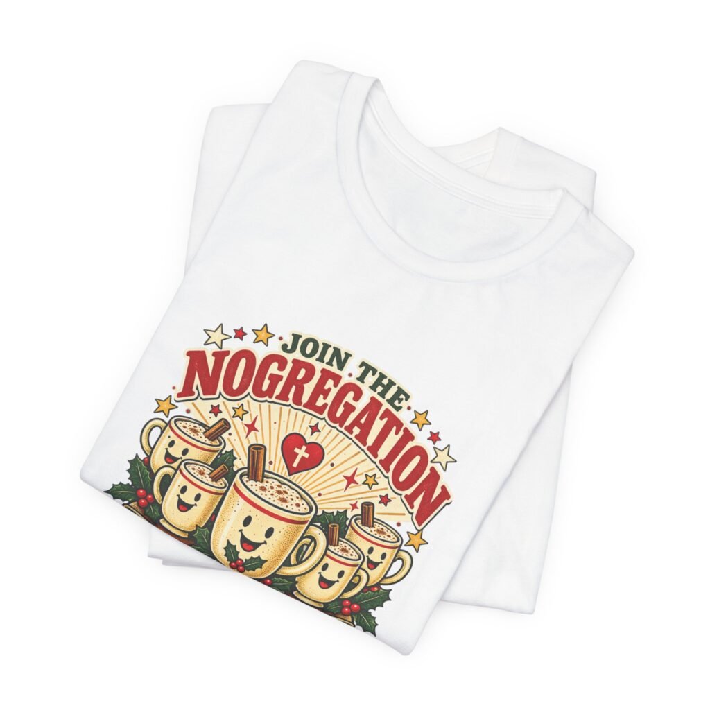 Join the Nogregation Eggnog Holiday Graphic
