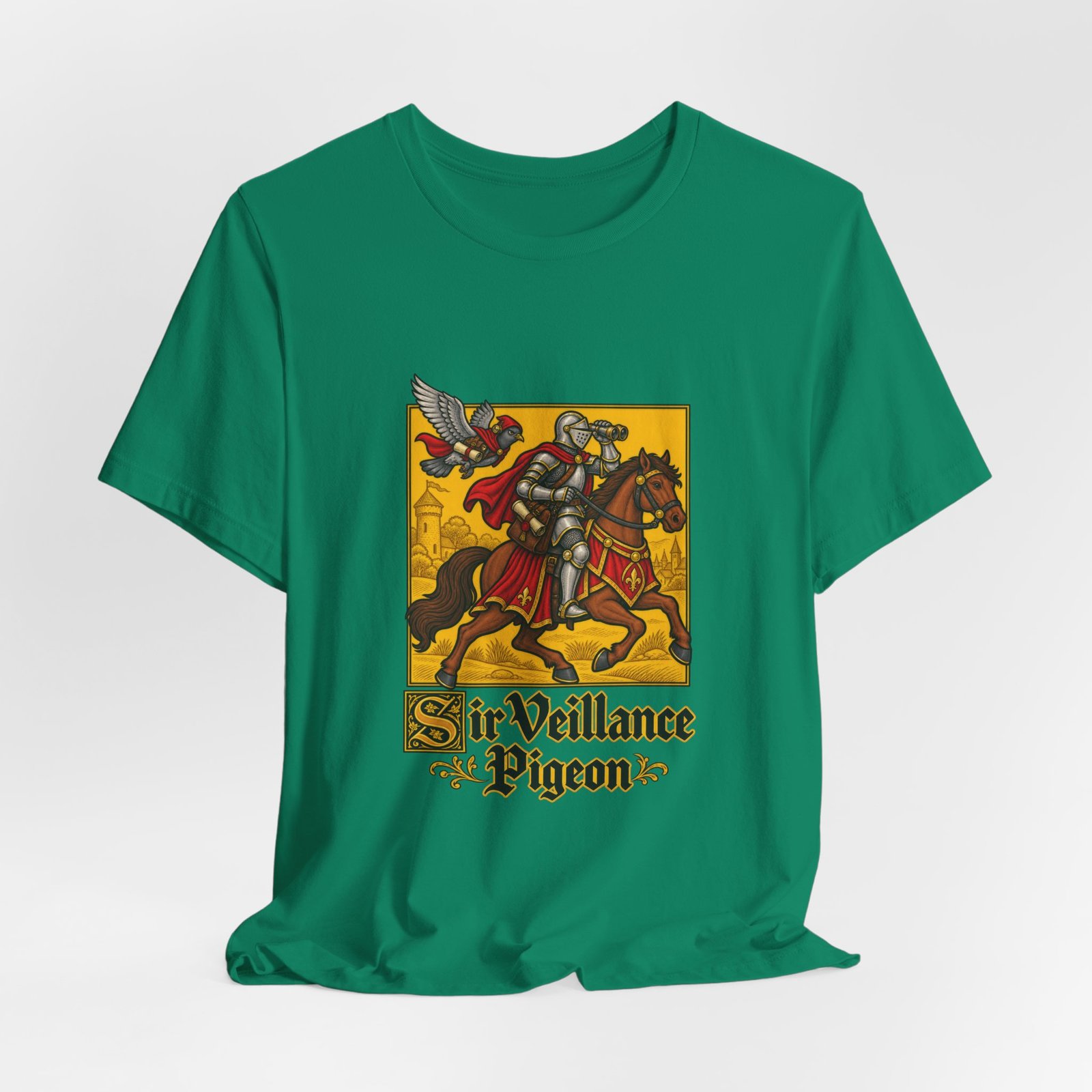Sir Veillance Pigeon Medieval Knight Binoculars Design - Image 28