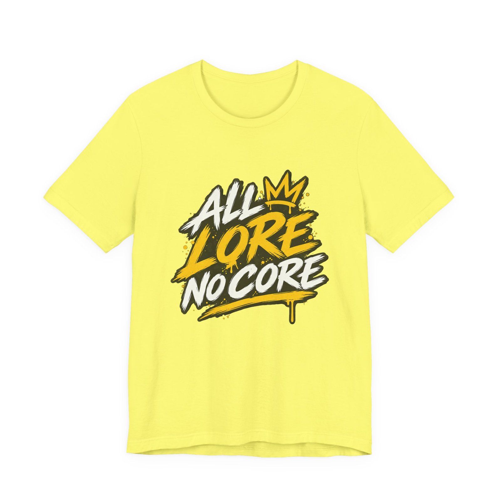 All Lore No Core Graffiti Larp Humor Graphic - Image 17
