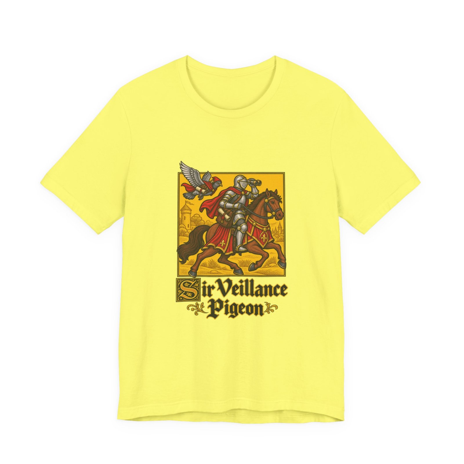 Sir Veillance Pigeon Medieval Knight Binoculars Design - Image 17