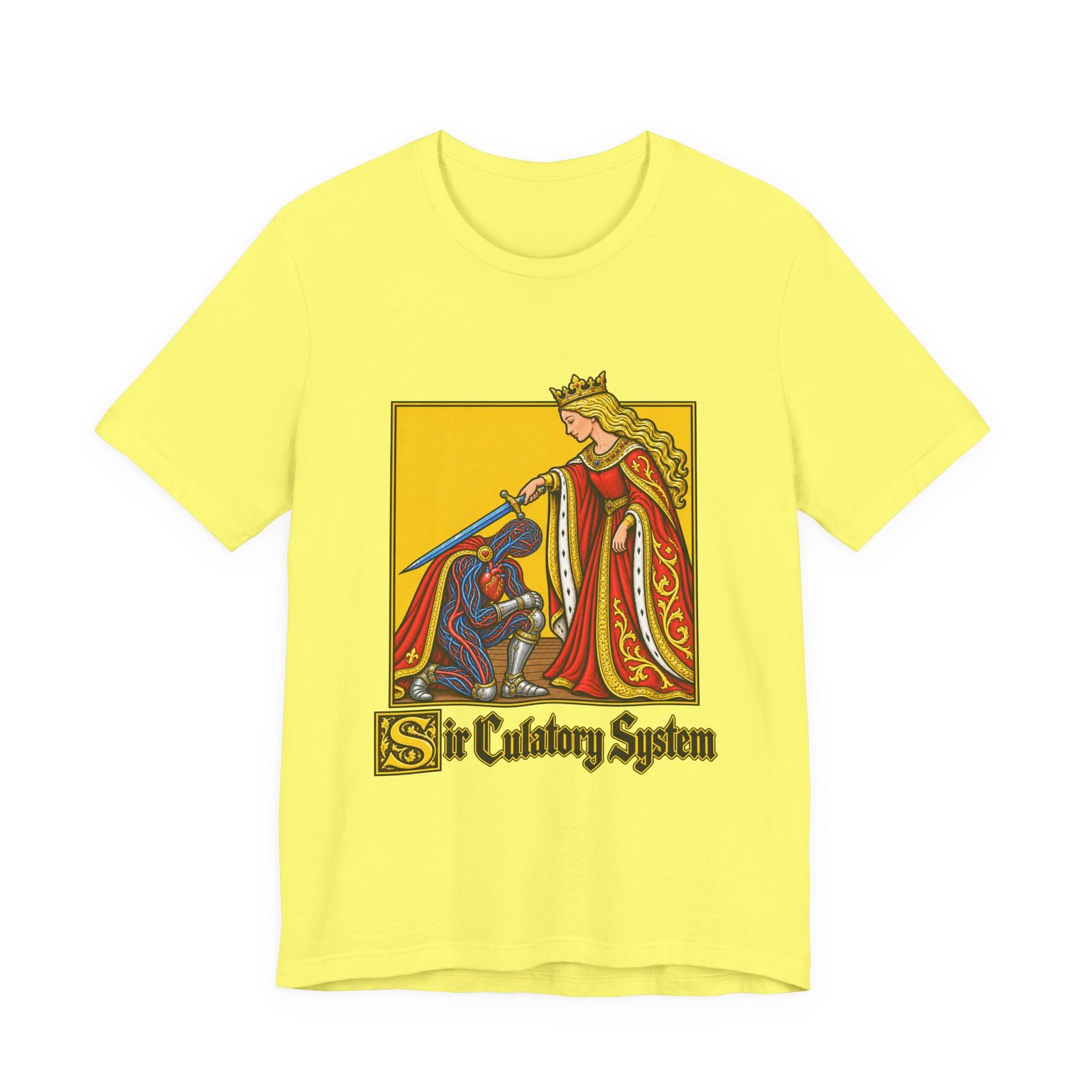 Sir Culatory System Funny Circulatory Anatomy Pun Graphic Tee - Image 17