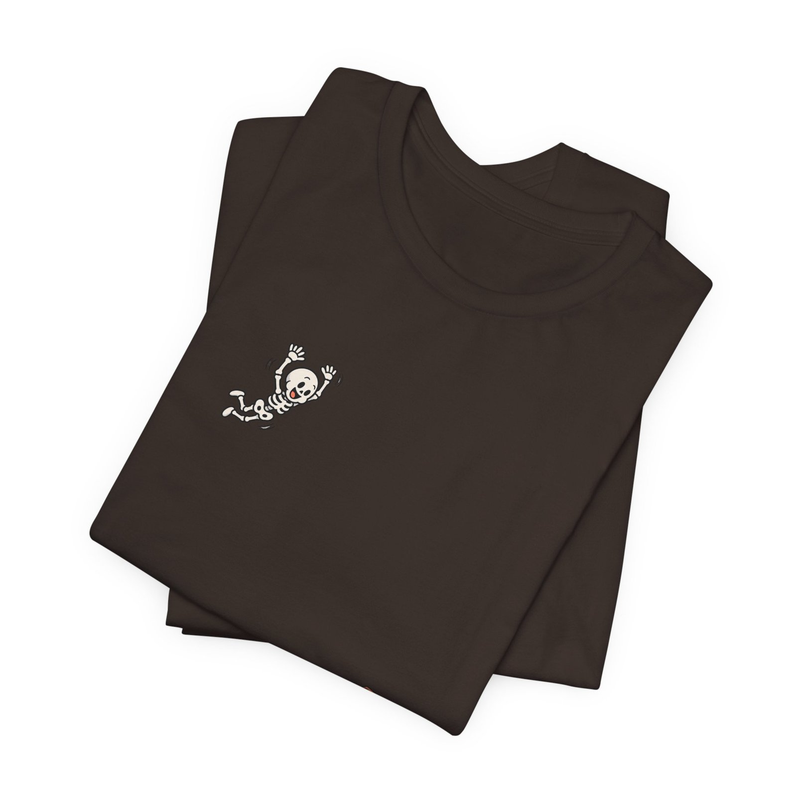 Funny Skeleton Jumping Into Coffin Halloween Humor Graphic Tee - Image 3
